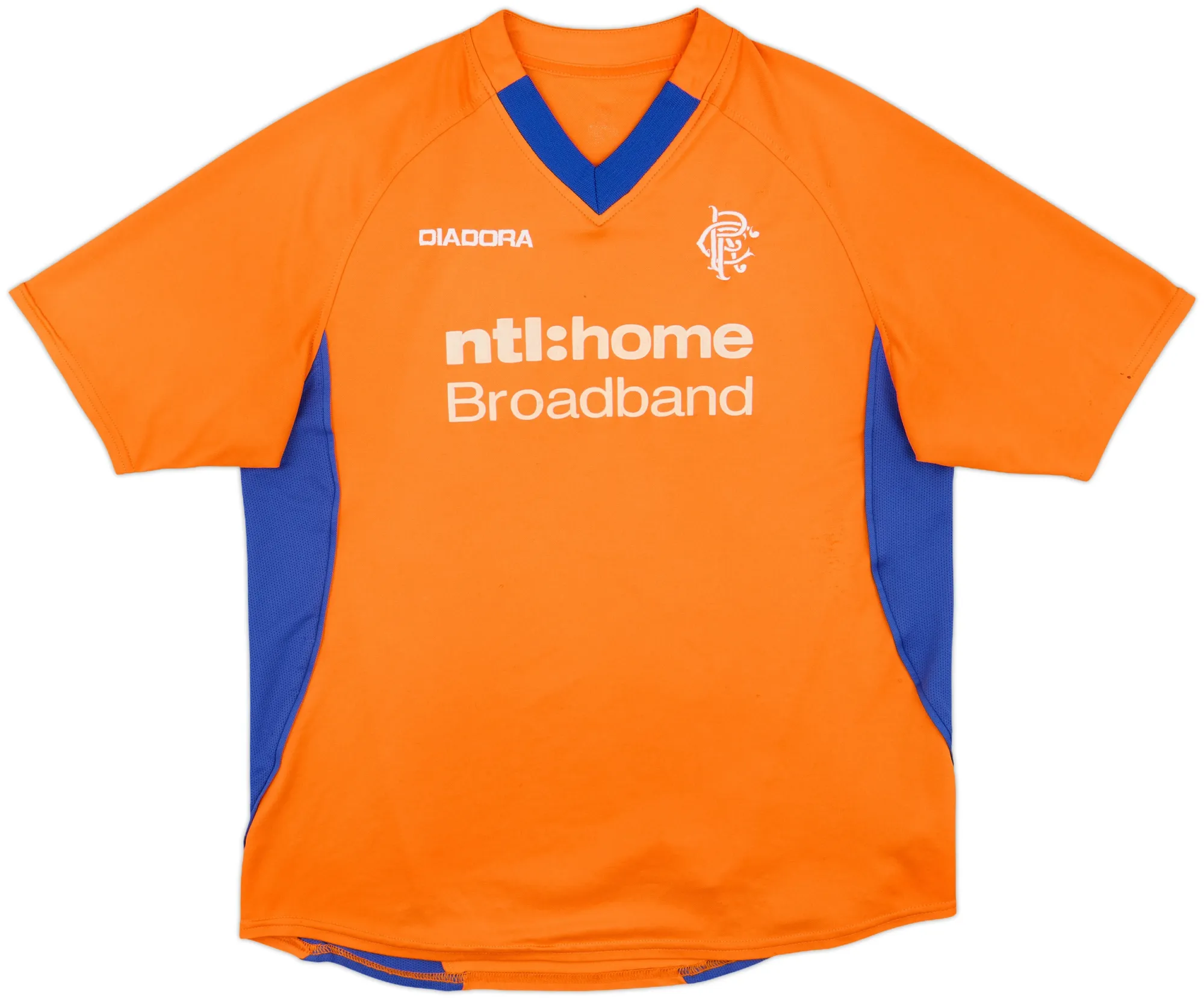 Diadora Rangers Mens SS Away Shirt 2002/03