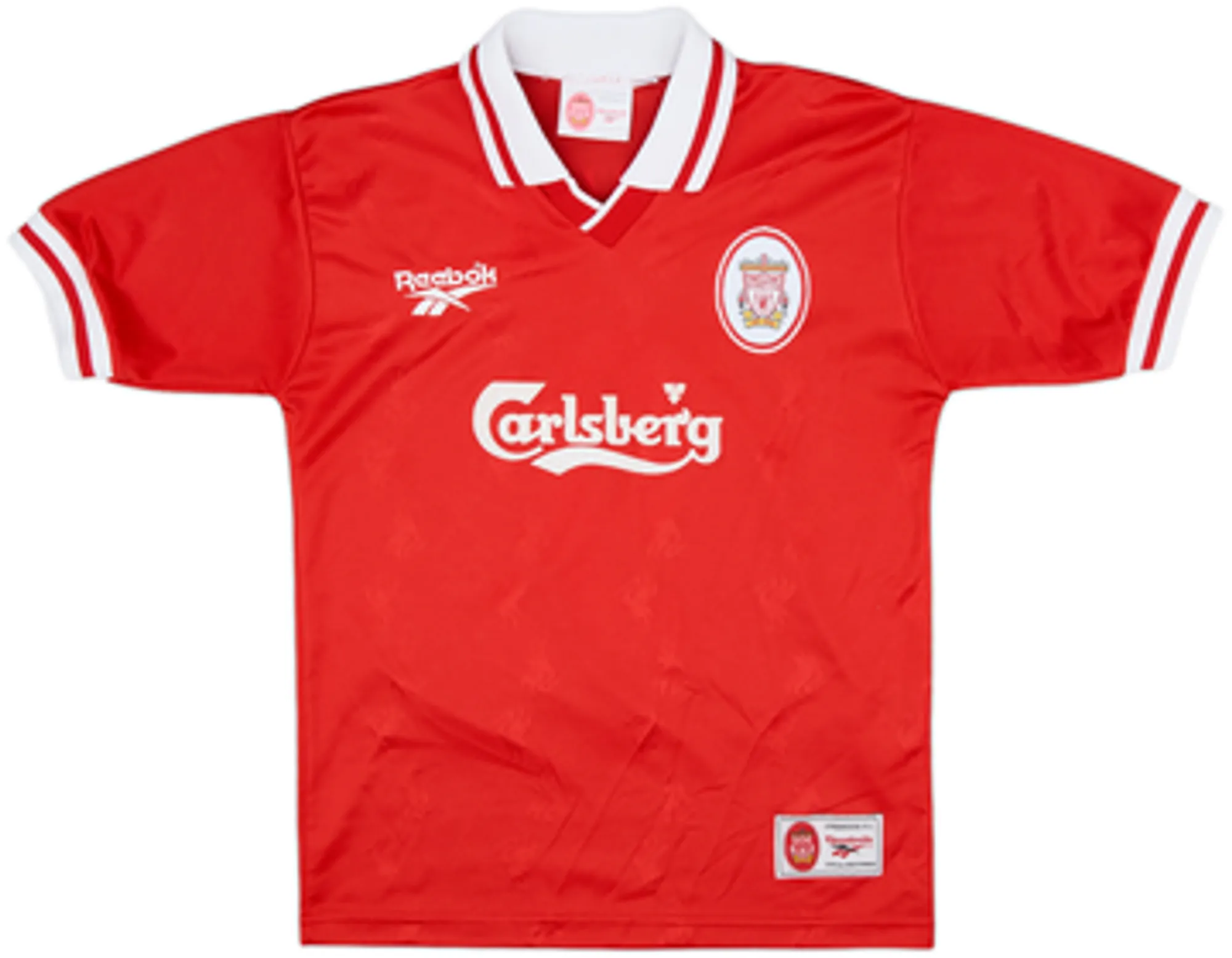 Reebok Liverpool Mens SS Home Shirt 1996/98