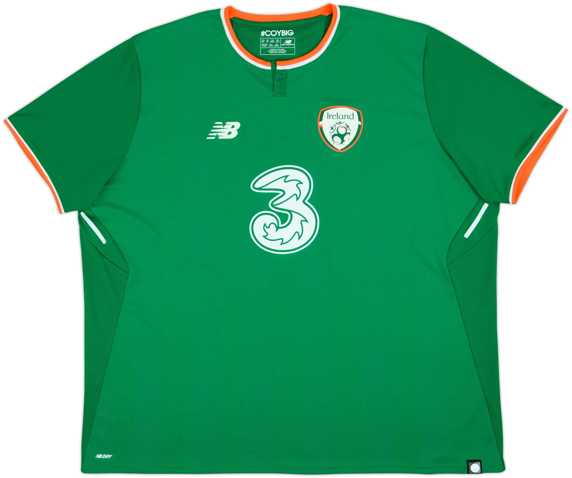 NewBalance Republic of Ireland Mens SS Home Shirt 2017