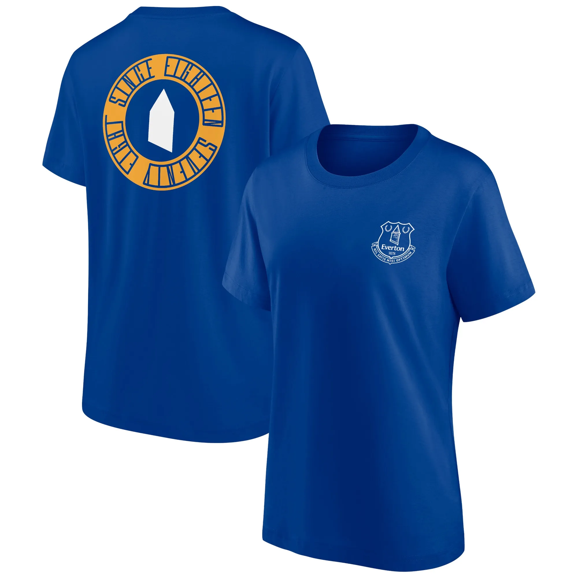 Everton Revolve Front & Back Graphic T-Shirt - Royal - Womens