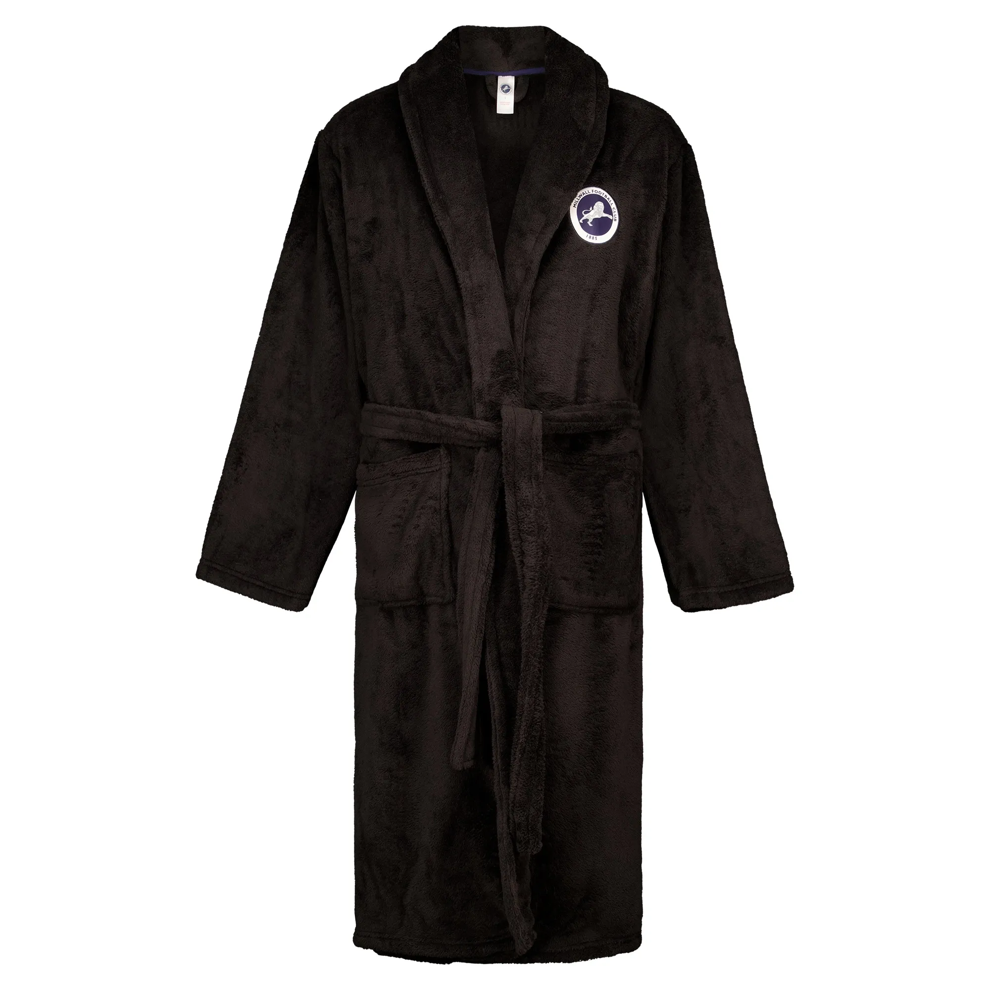 Millwall Supersoft Dressing Gown - Black - Mens