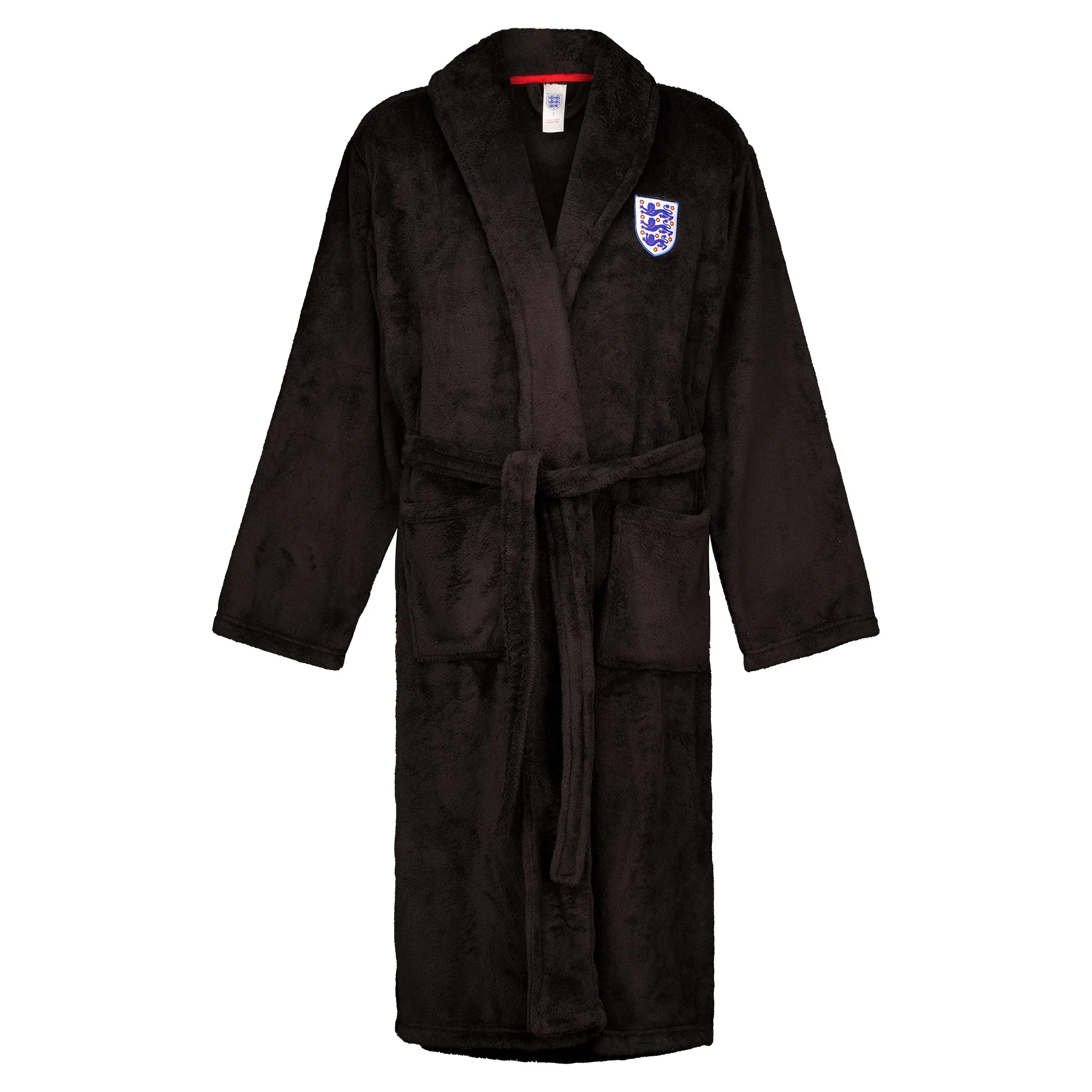 England Supersoft Dressing Gown - Black - Kids