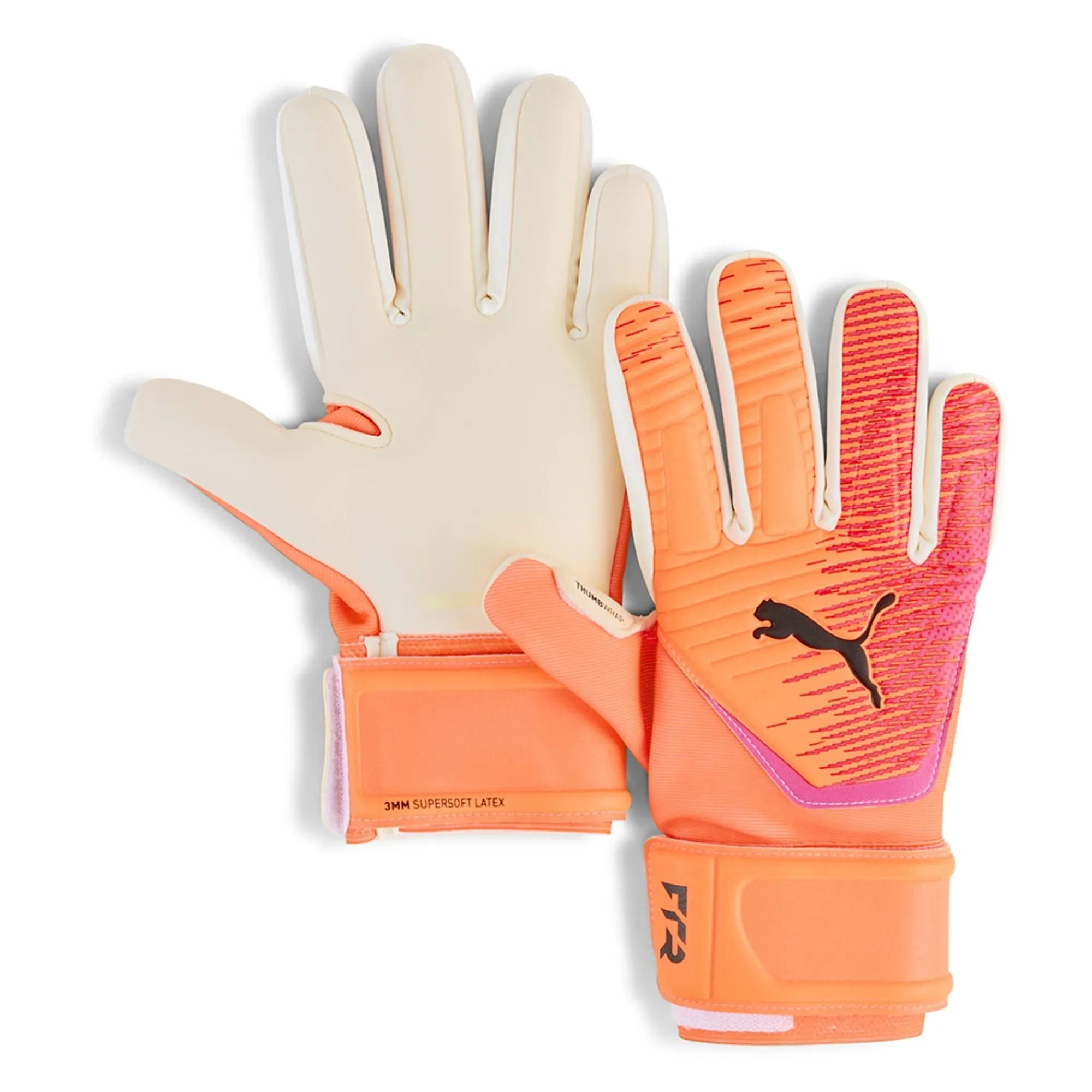 PUMA Future Match Nc Football Goalkeeper Gloves, Heat Fire/Ravish, size 10