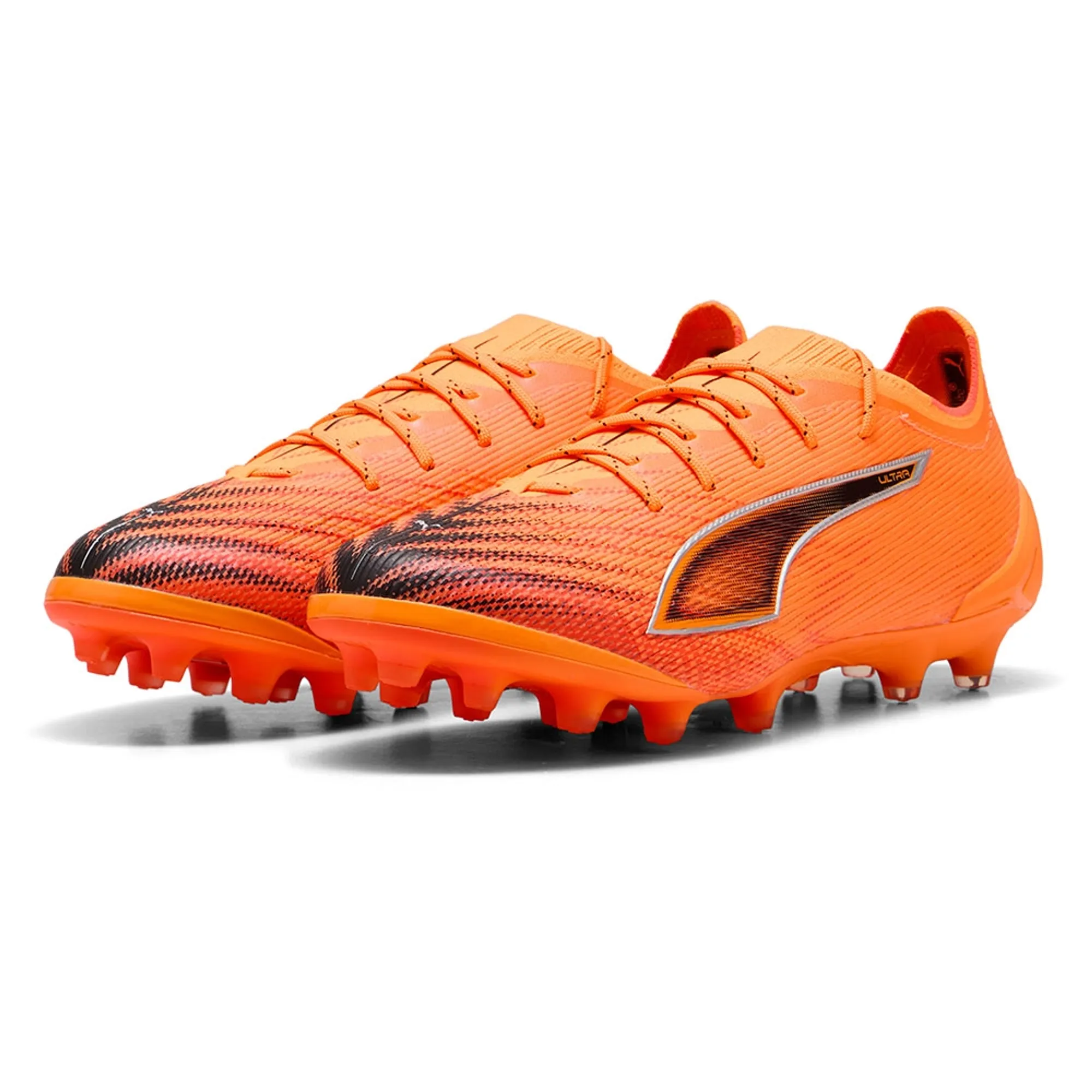 PUMA Ultra 6 Ultimate Ag Football Boots Unisex, Heat Fire/Black/Glowing Red, size 10