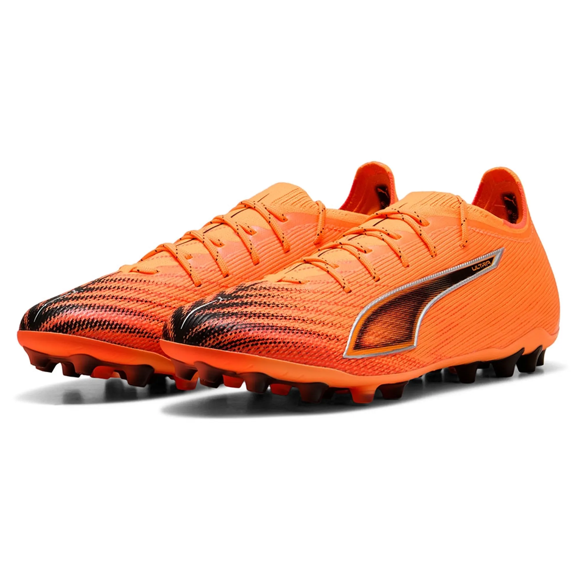PUMA Ultra 6 Ultimate MG Football Boots Unisex, Heat Fire/Black/Glowing Red, size 10