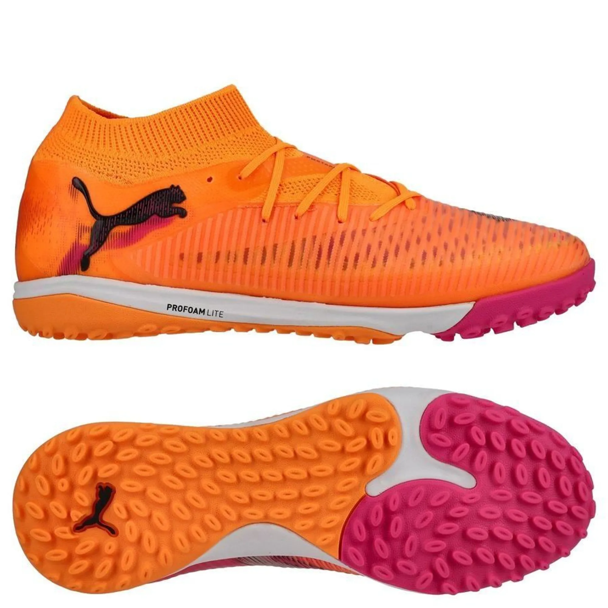 PUMA Future 8 Pro Cage Football Boots Unisex, Heat Fire/Black/Ravish, size 10