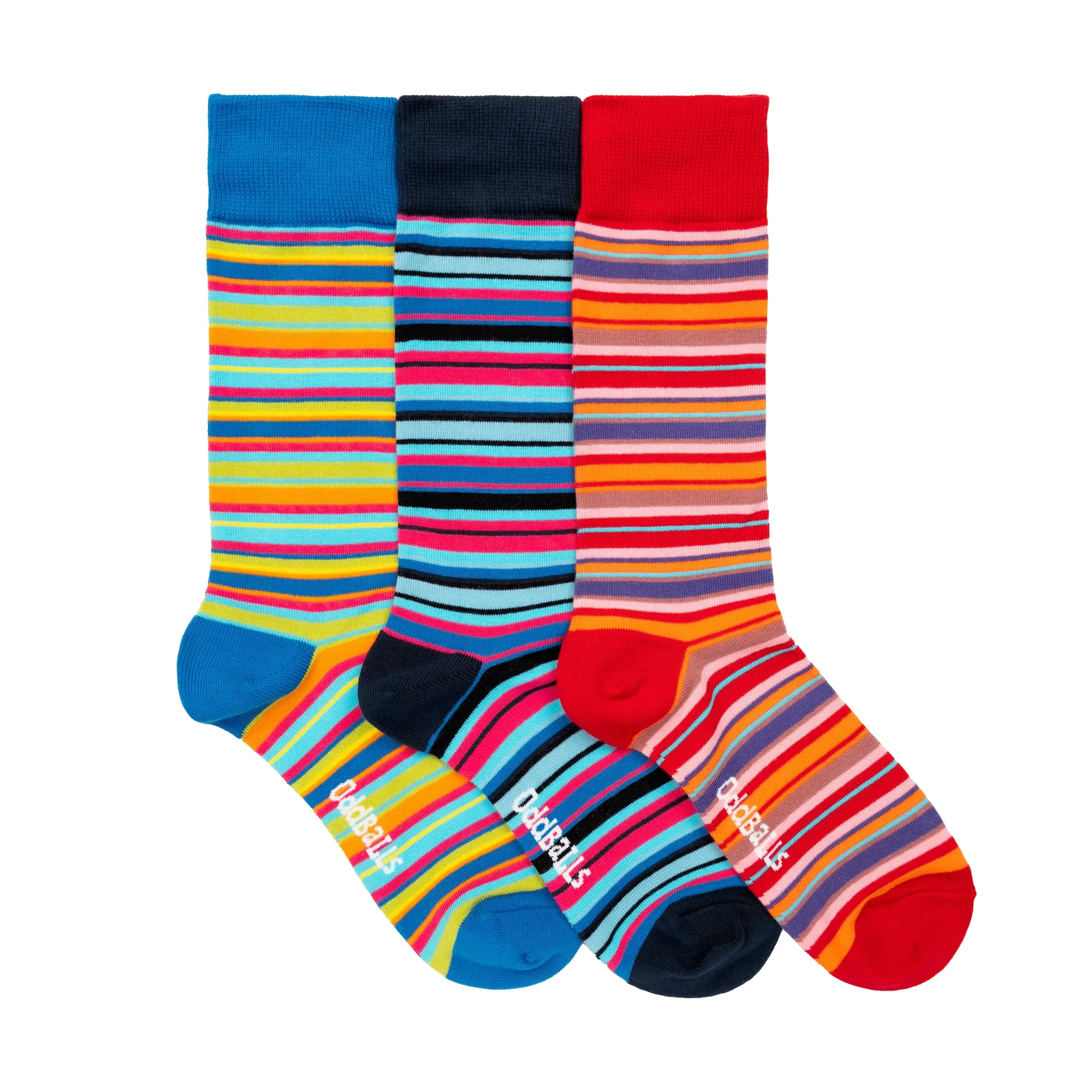 Lined Up Bundle - 3 Pack Sock Bundle