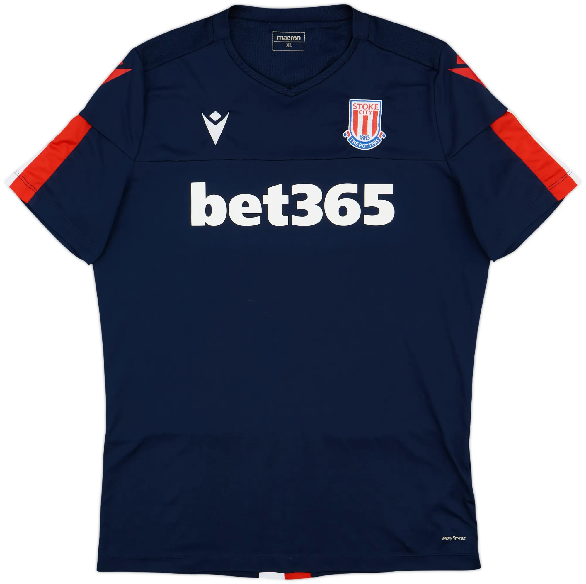 Macron Stoke City Mens SS Home Shirt 2022/23