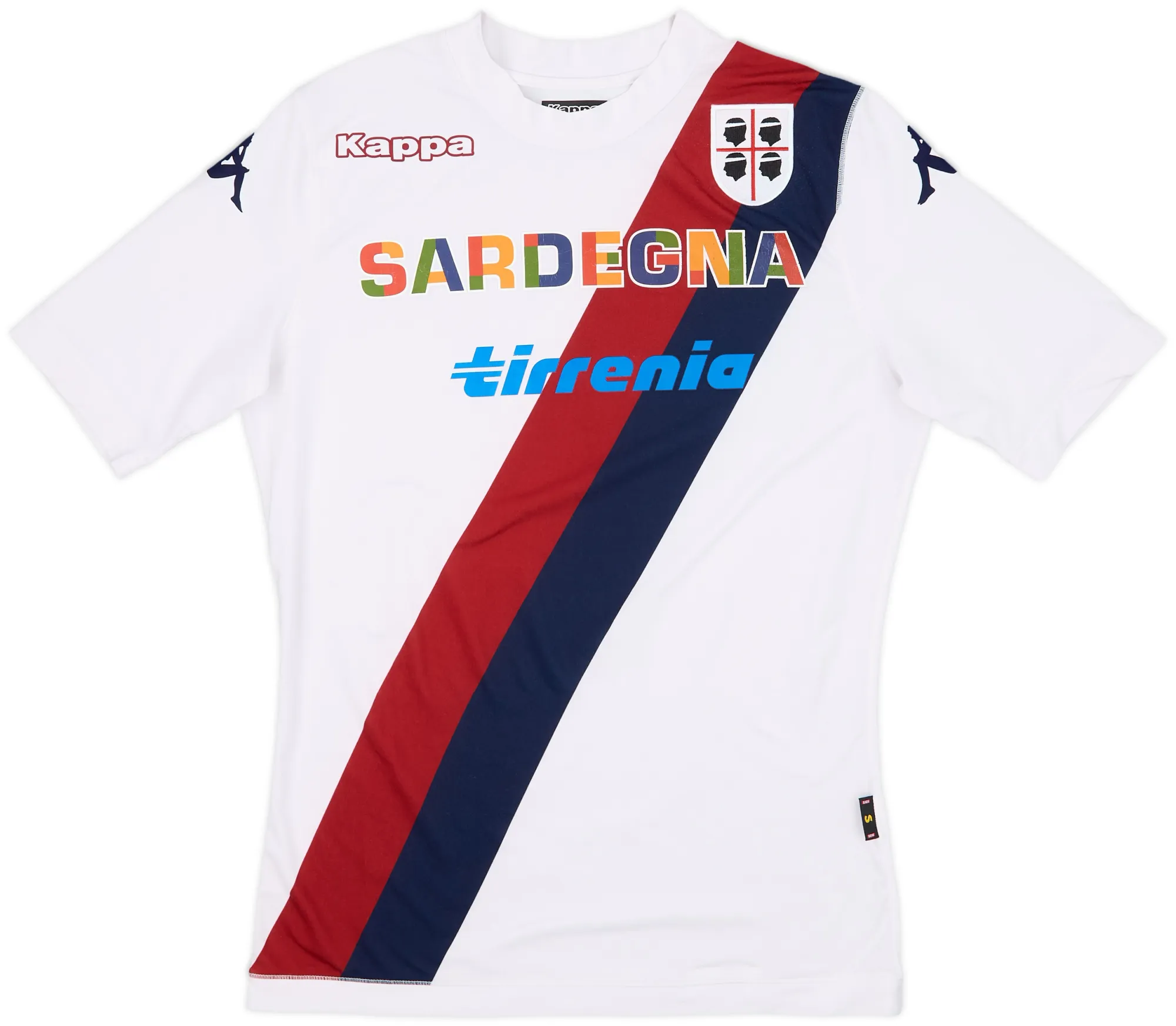 Kappa Cagliari Mens SS Away Shirt 2013/14