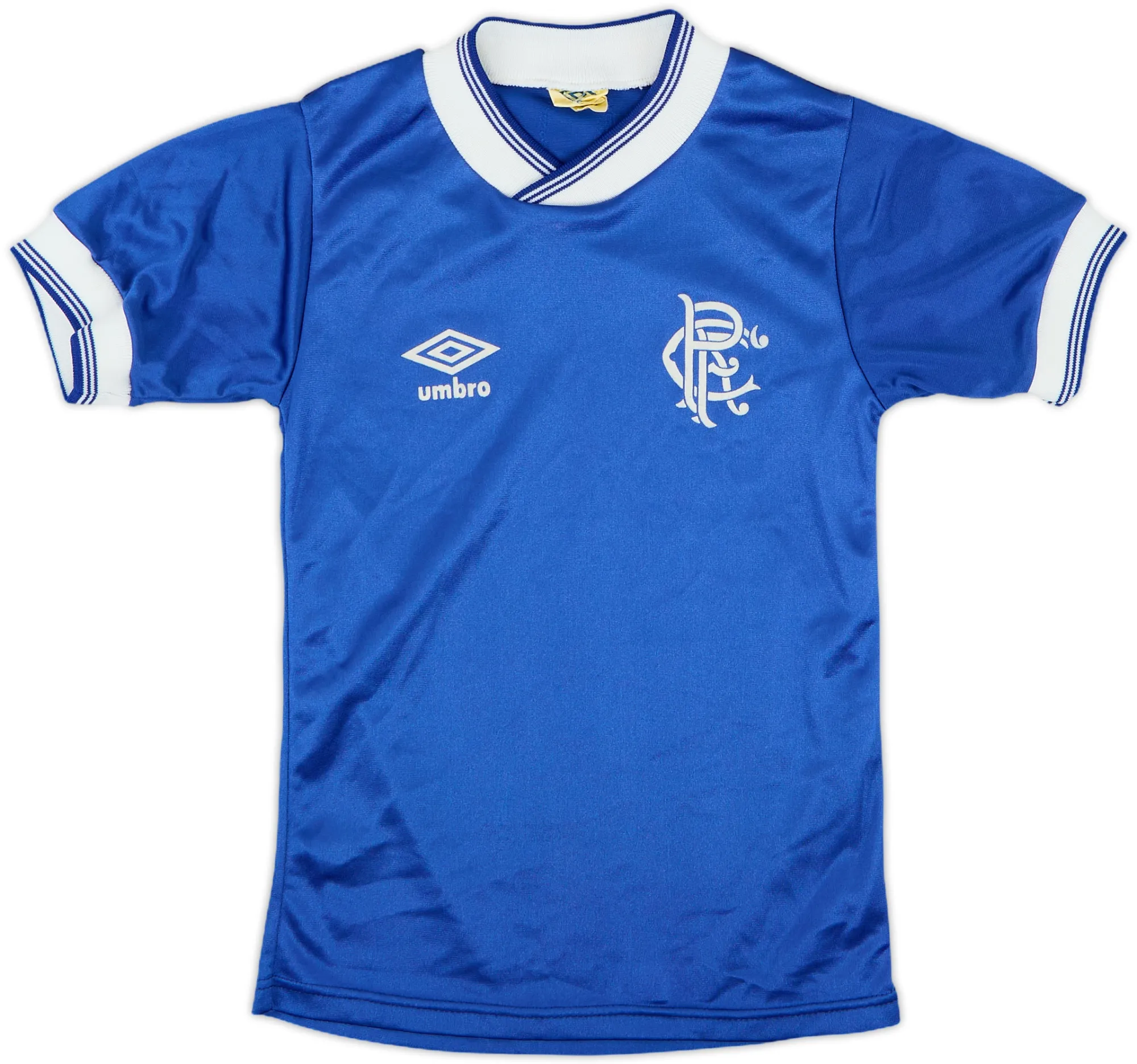 Umbro Rangers Boys SS Home Shirt 1984/85