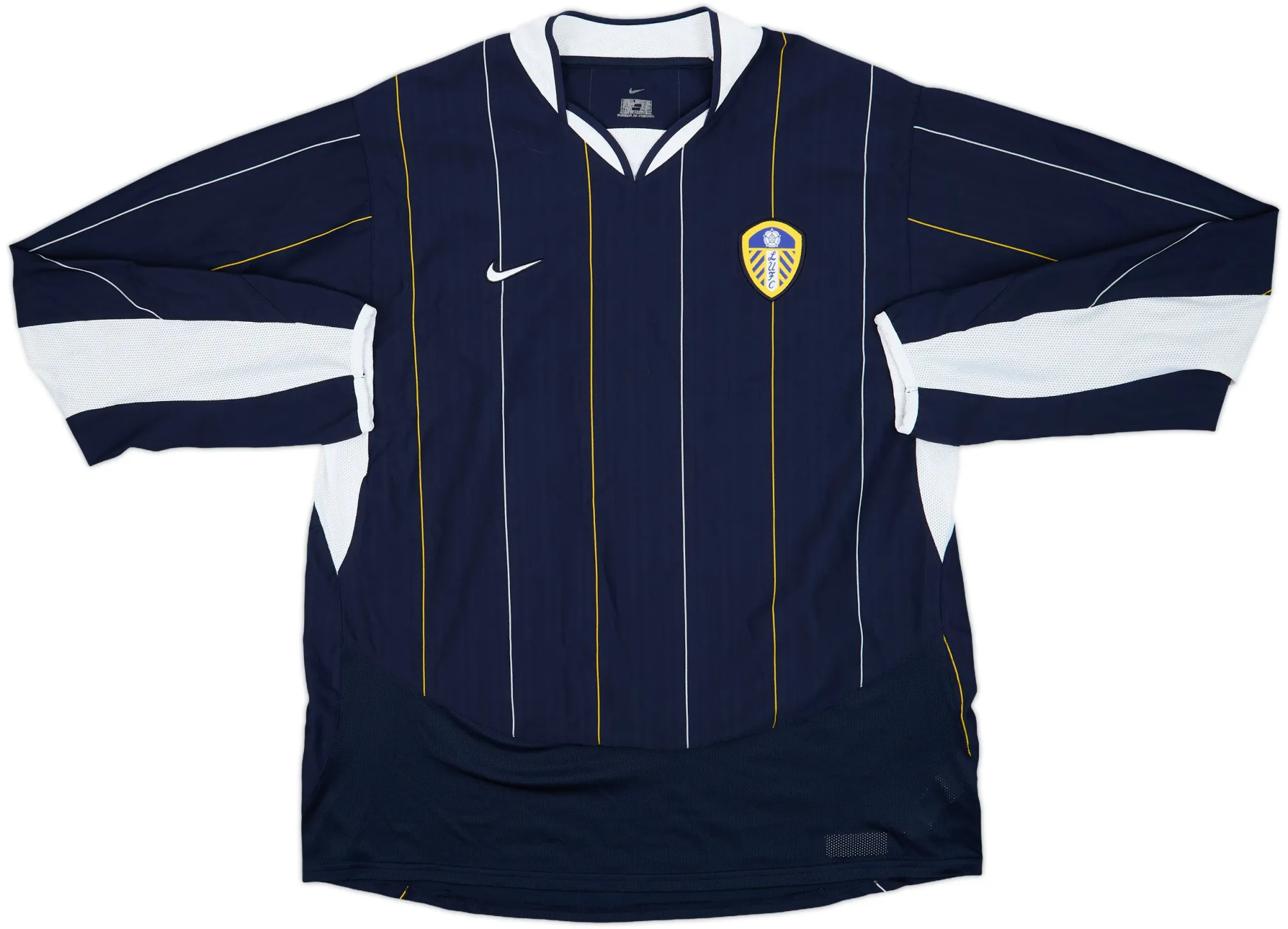 Nike Leeds United Mens LS Player Issue Away Shirt 2003/04