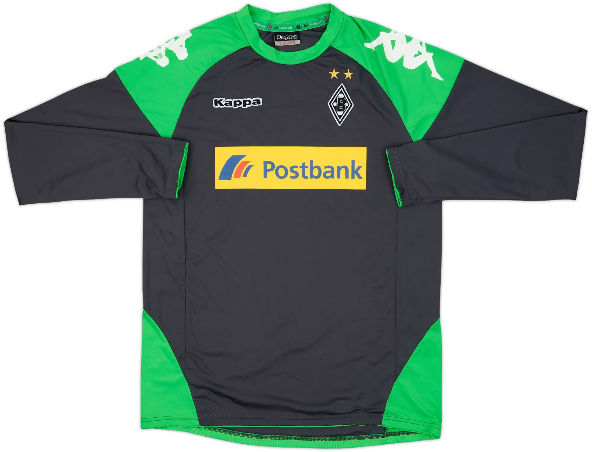 Kappa Borussia Monchengladbach Mens LS Home Shirt 2013/14