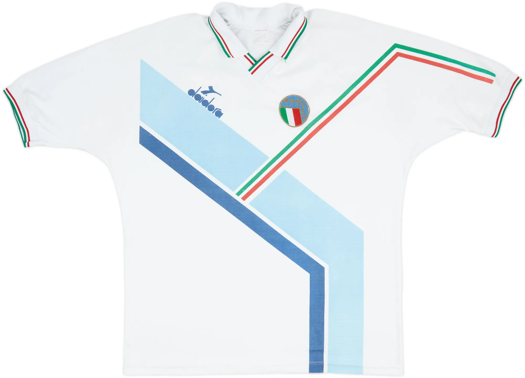 Diadora Italy Mens SS Home Shirt 1986