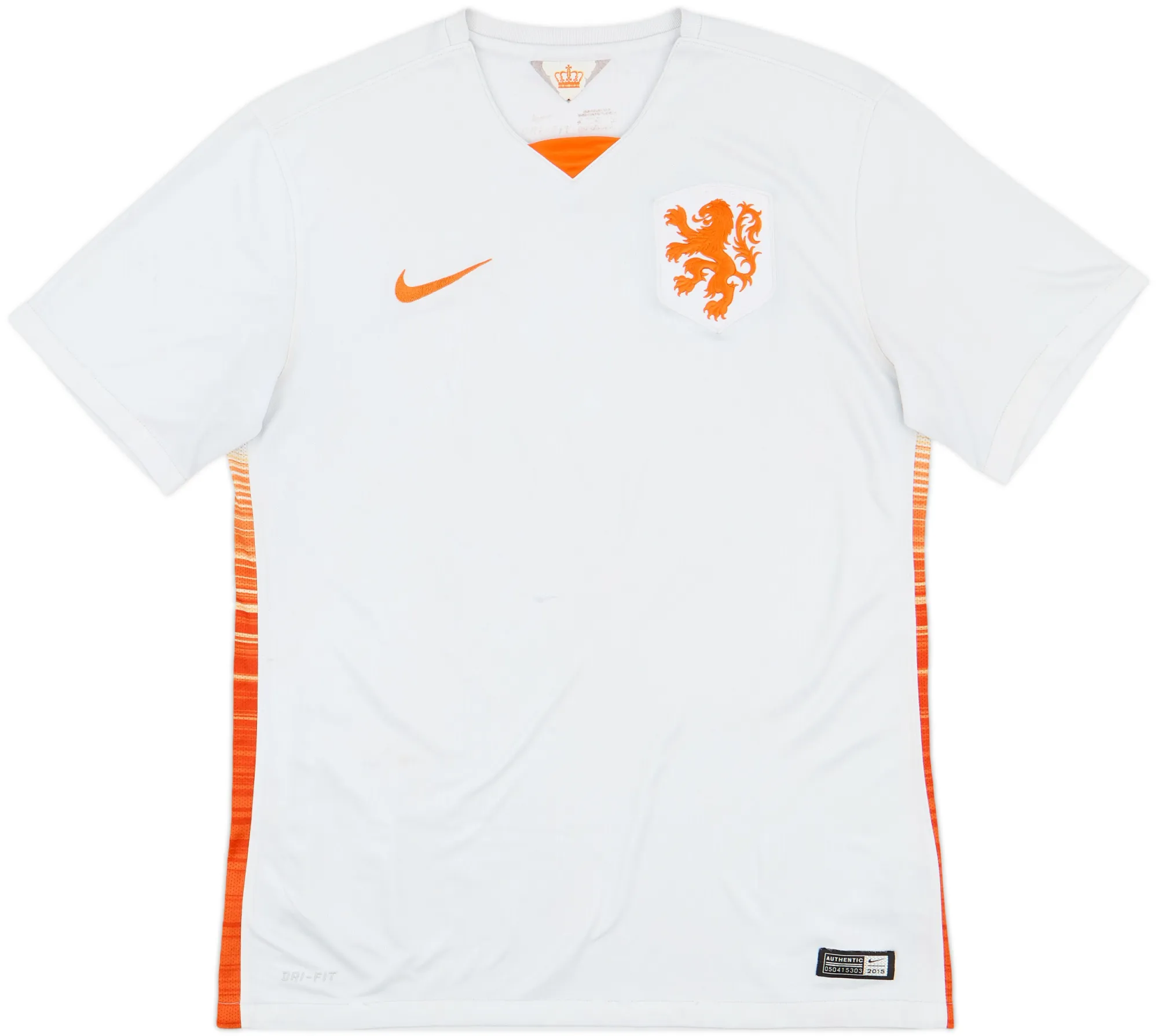 Nike Netherlands Mens SS Away Shirt 2015