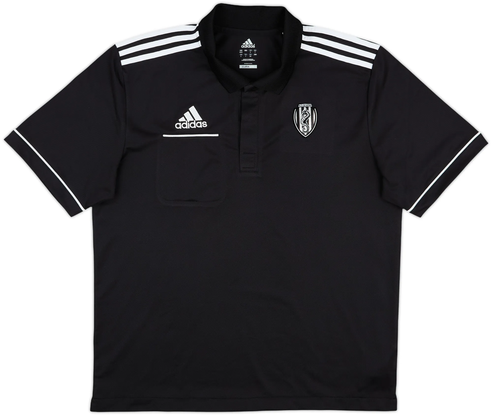2010-11 Cesena adidas Polo Shirt - 8/10 - (L)