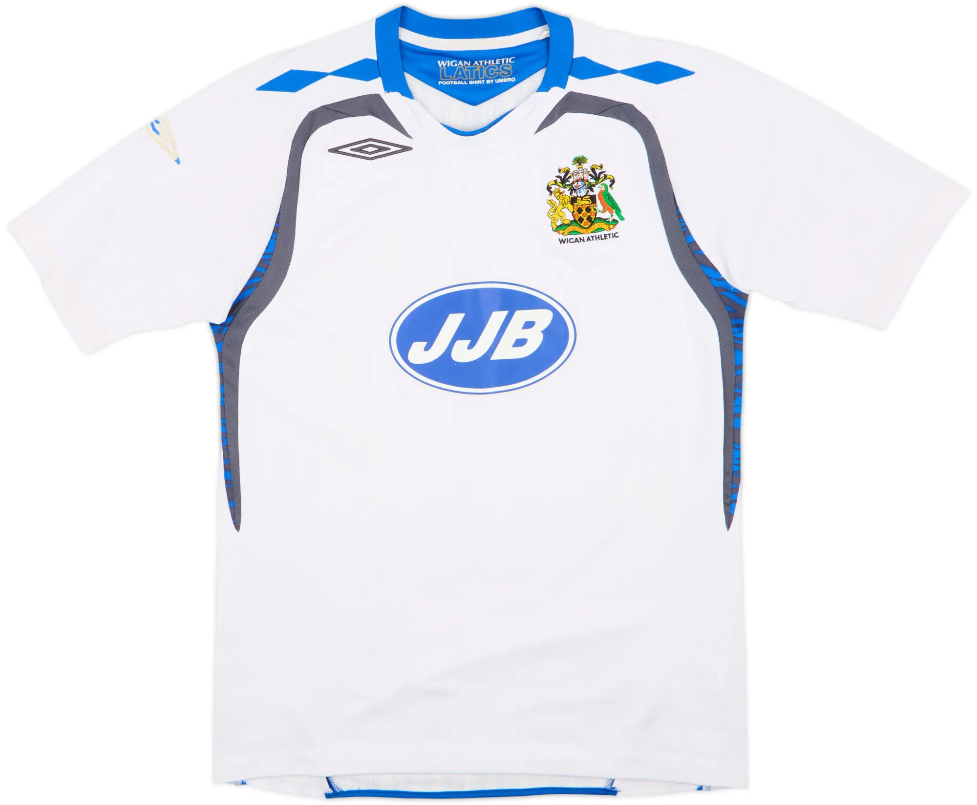 Umbro Wigan Athletic Mens SS Away Shirt 2007/08