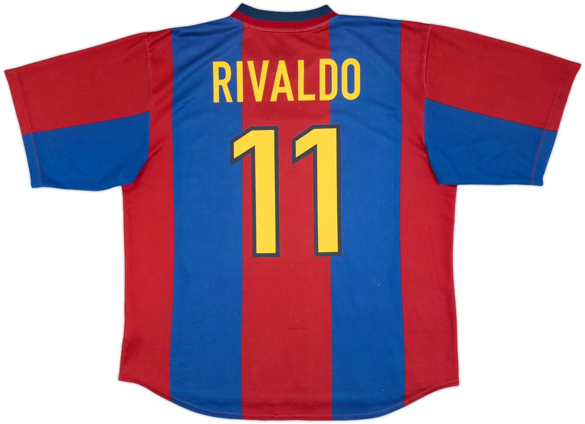 Nike Barcelona Mens SS Player Issue Home Shirt 1998/00