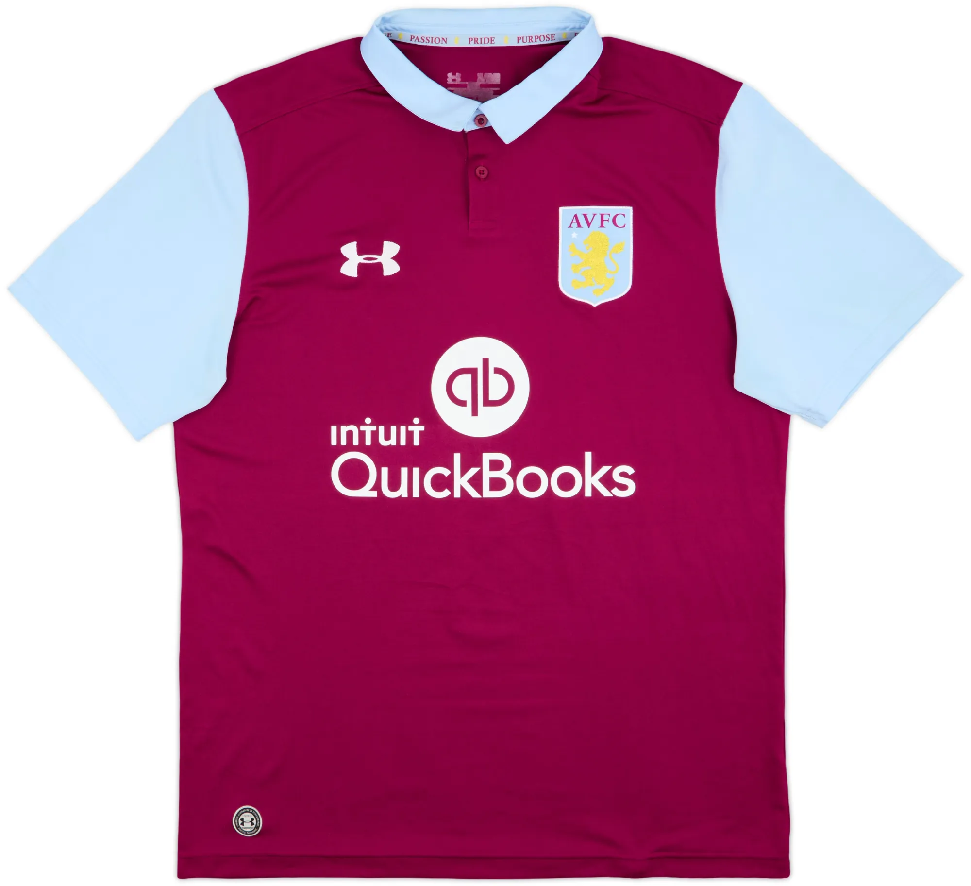 Under Armour Aston Villa Mens SS Home Shirt 2016/17