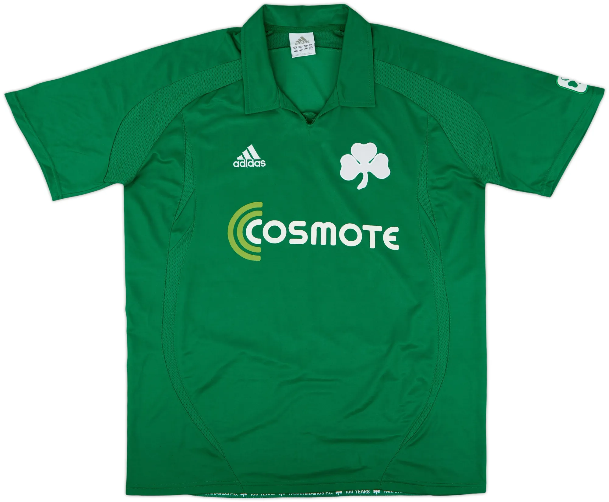 adidas Panathinaikos Mens SS Home Shirt 2008/09