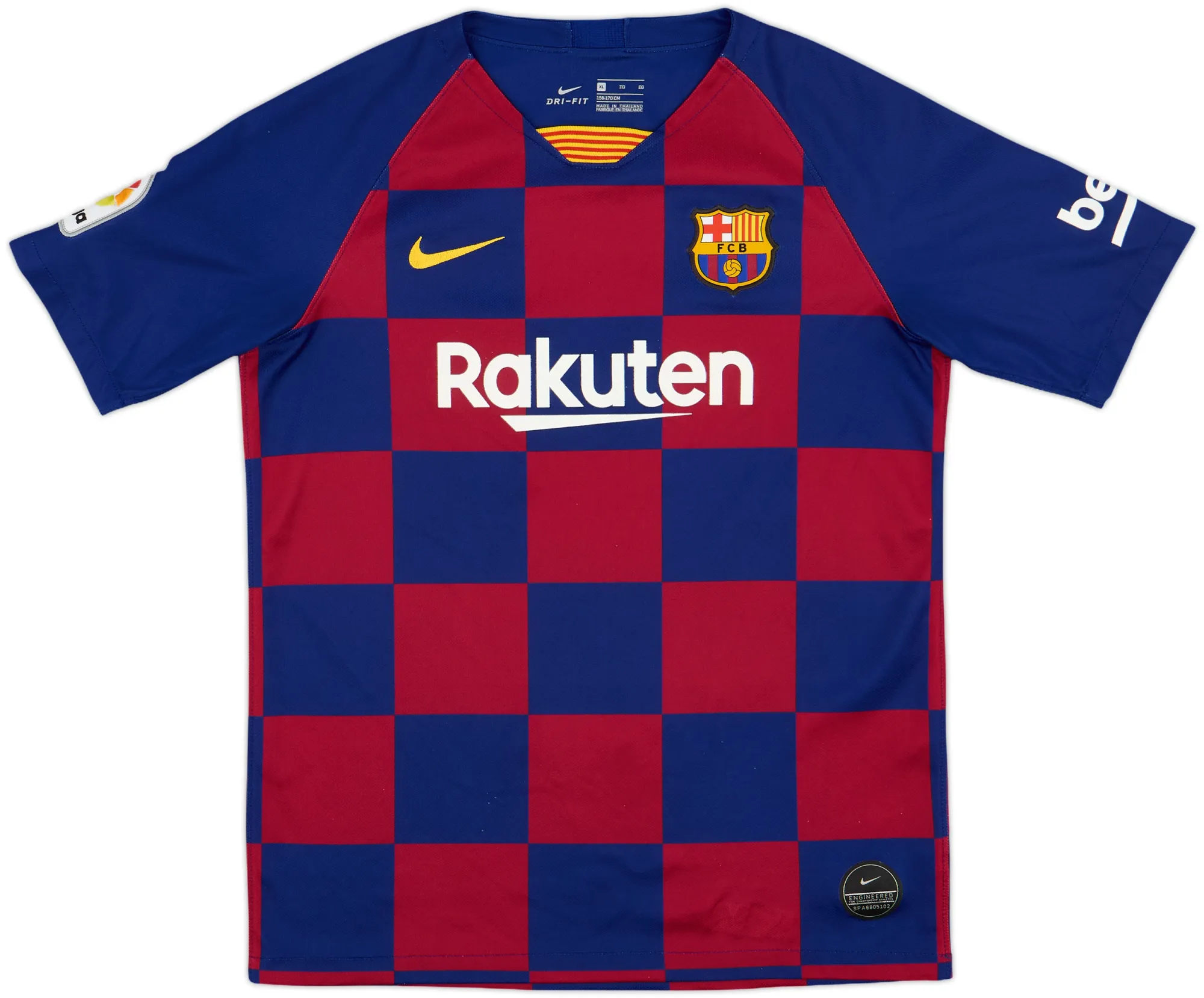 Nike Barcelona Boys SS Home Shirt 2019/20