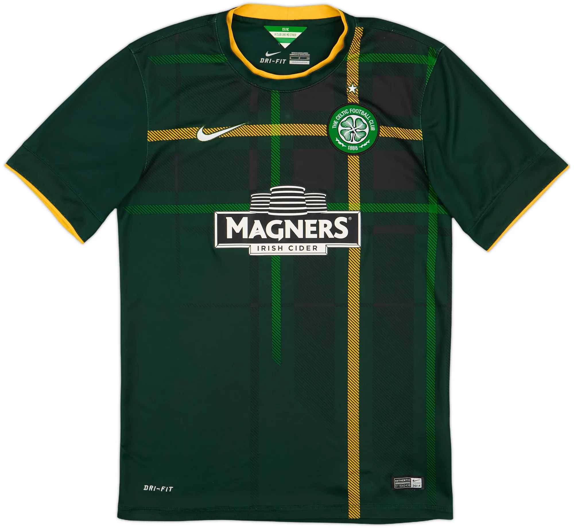Nike Celtic Mens SS Away Shirt 2014/15