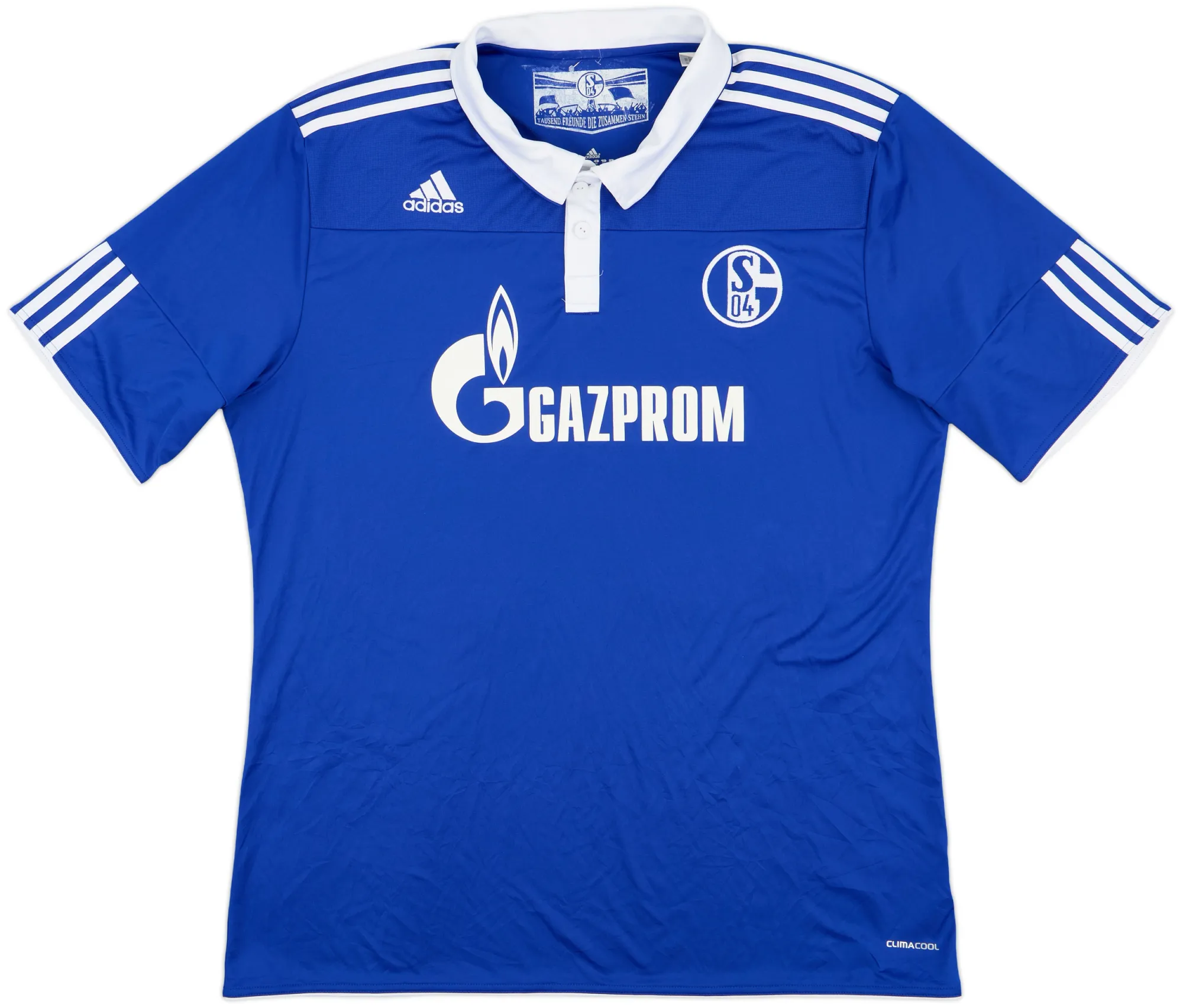 adidas Schalke 04 Mens SS Home Shirt 2010/12