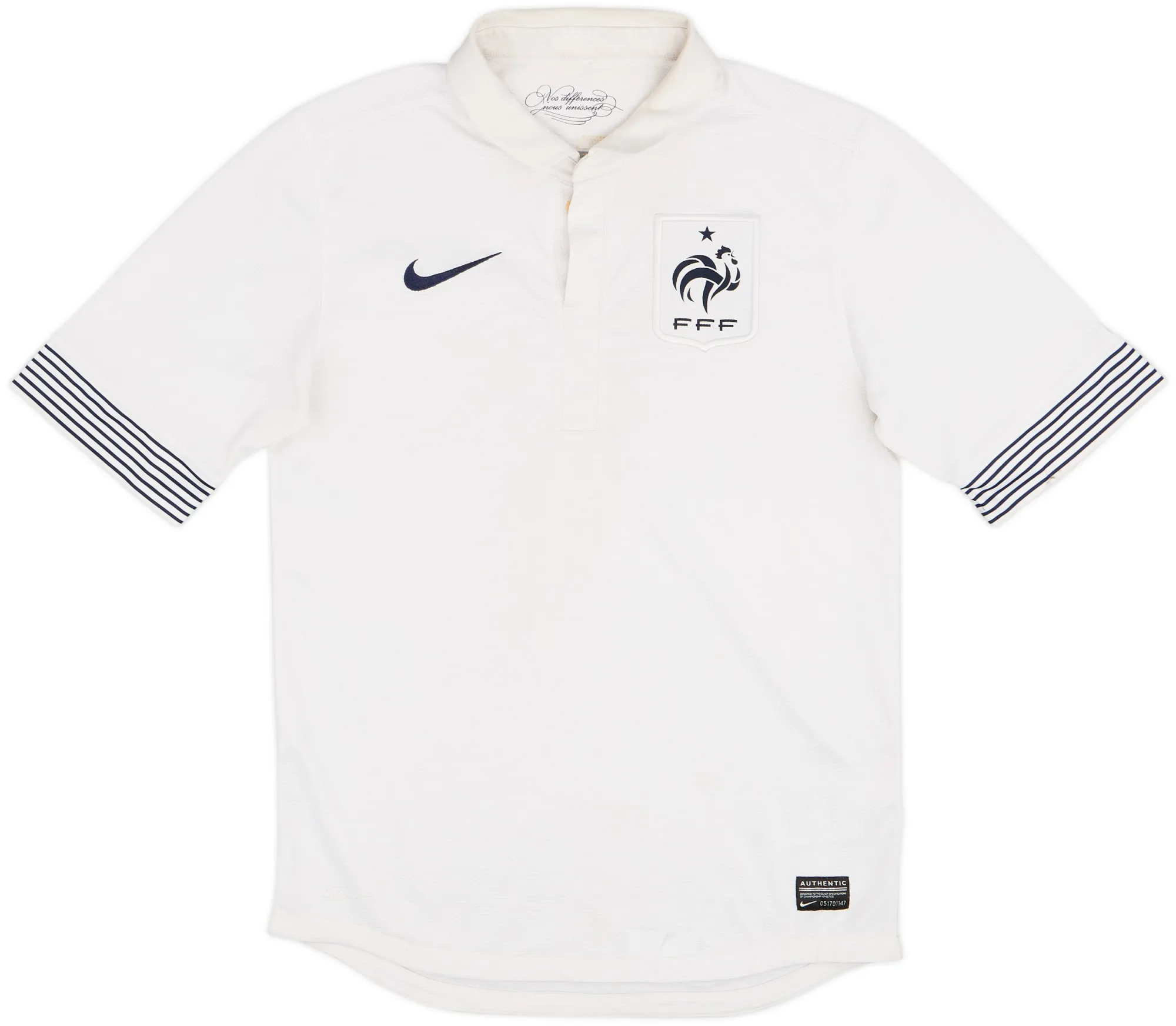 Nike France Mens SS Away Shirt 2012