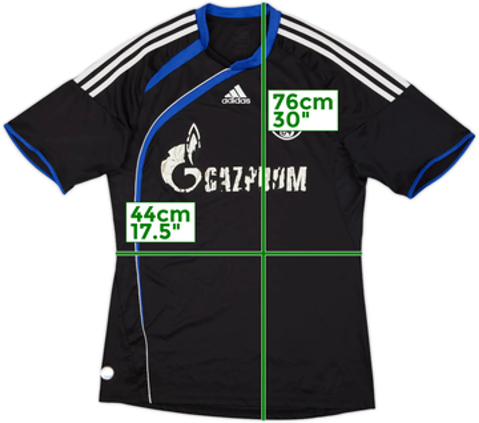 adidas Schalke 04 Mens SS Away Shirt 2009/10