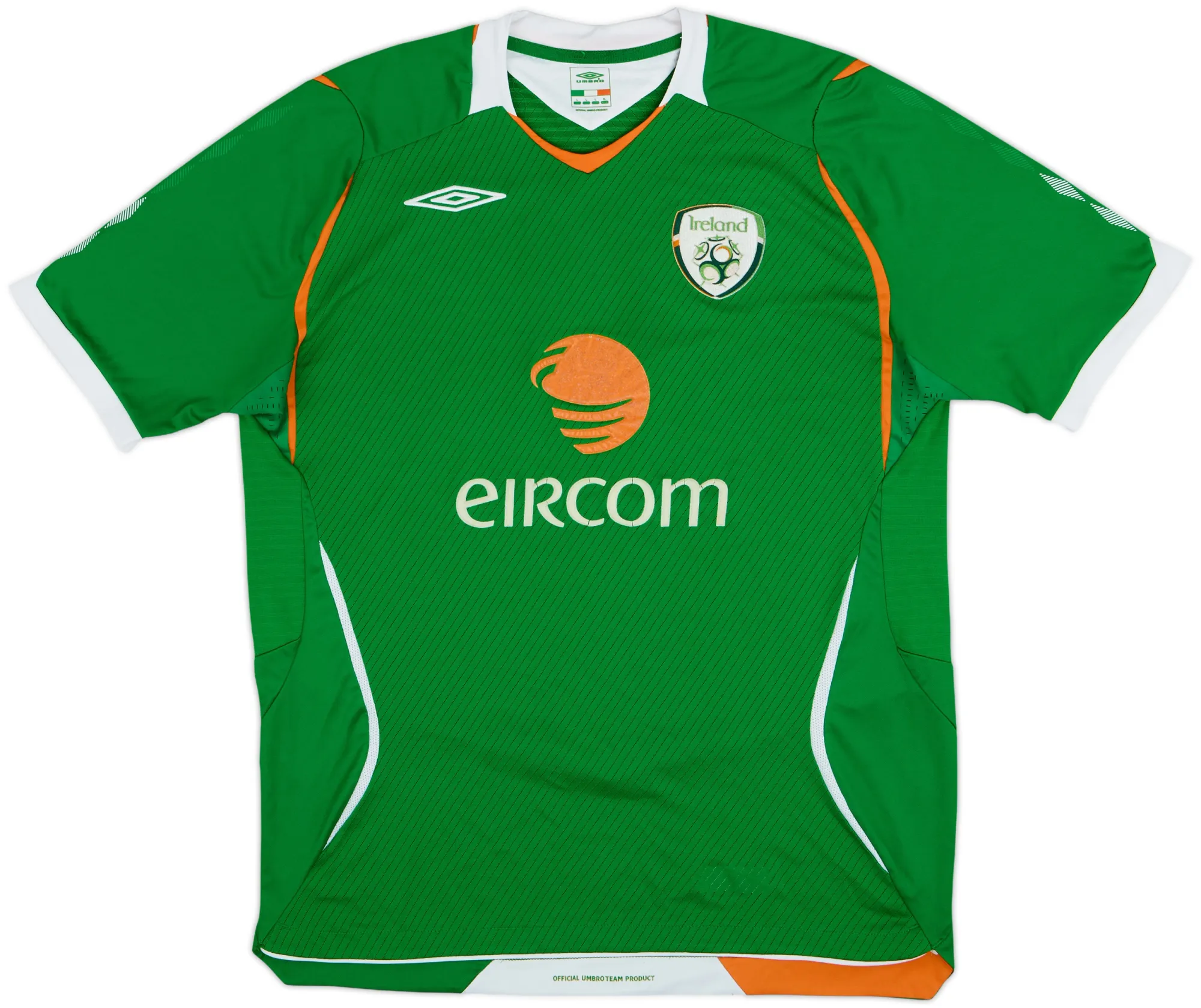 Umbro Republic of Ireland Mens SS Home Shirt 2008