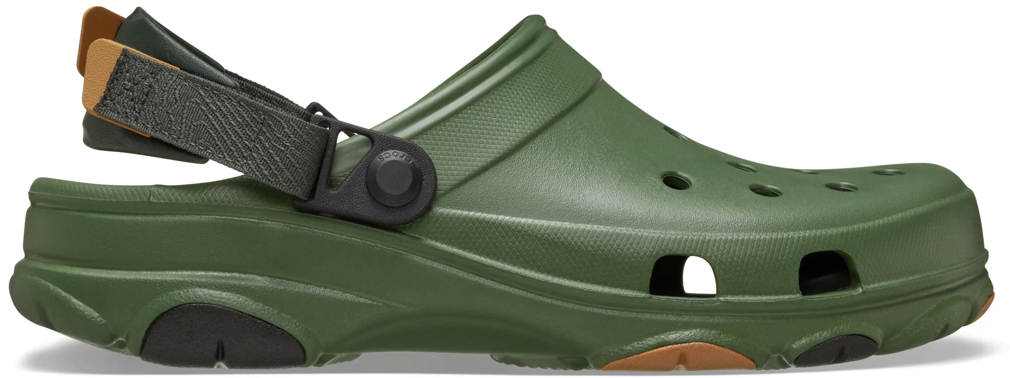 Crocs | Unisex | All-Terrain | Clogs | Army Green | W5/M4