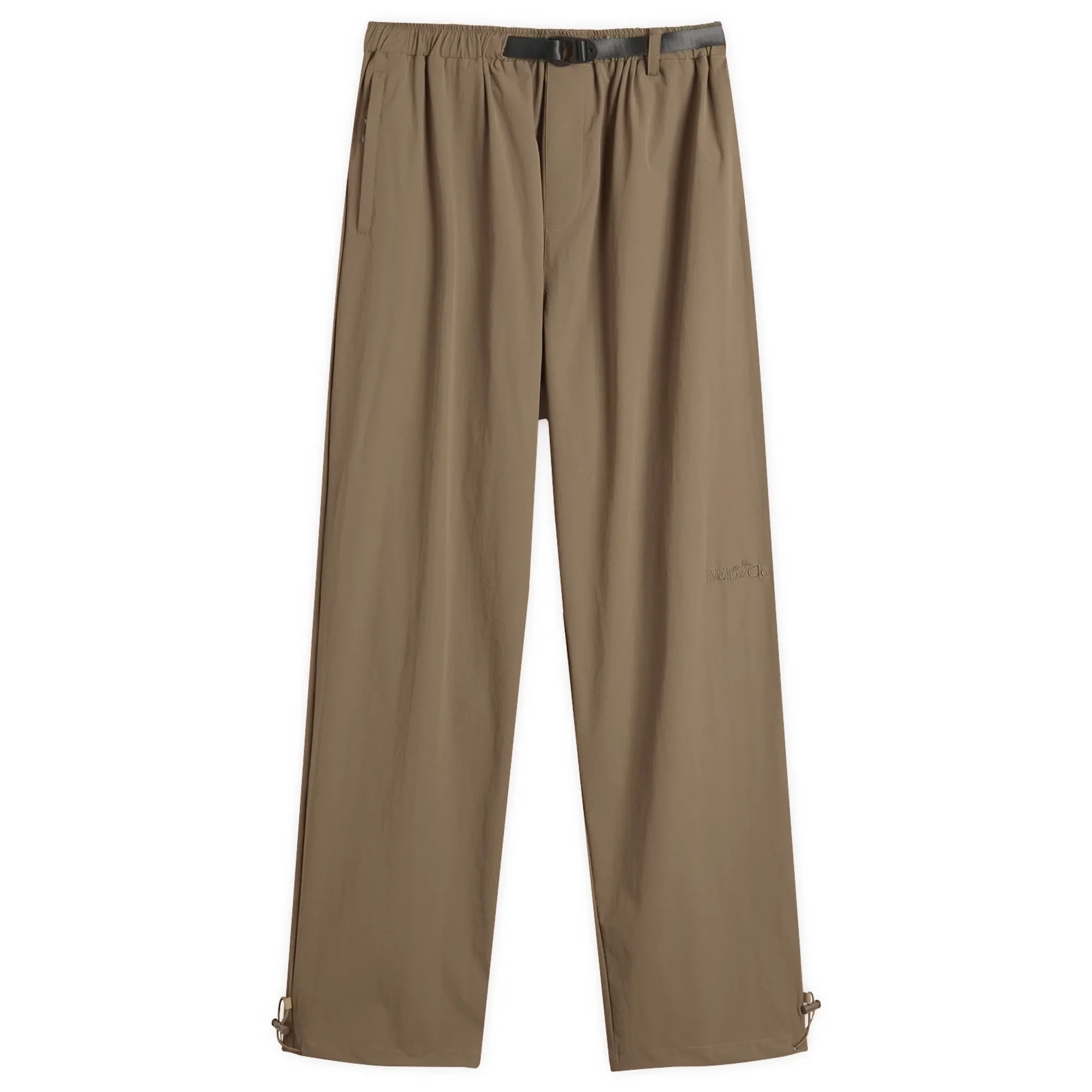 Mellow Clo Men's Everyday Stretch Nylon Trousers Brown