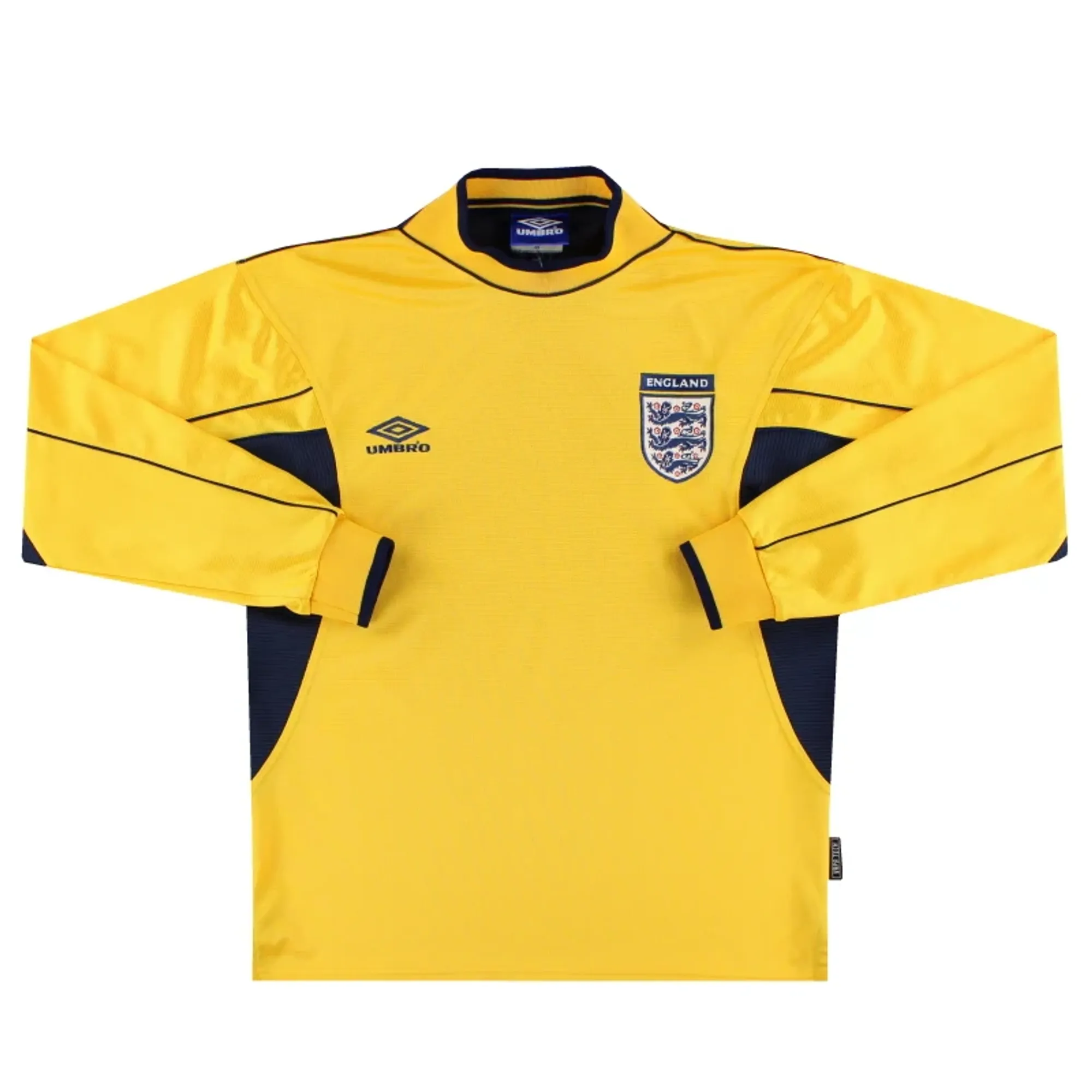 1999-01 England Umbro Goalkeeper Shirt Y - England / Excellent 