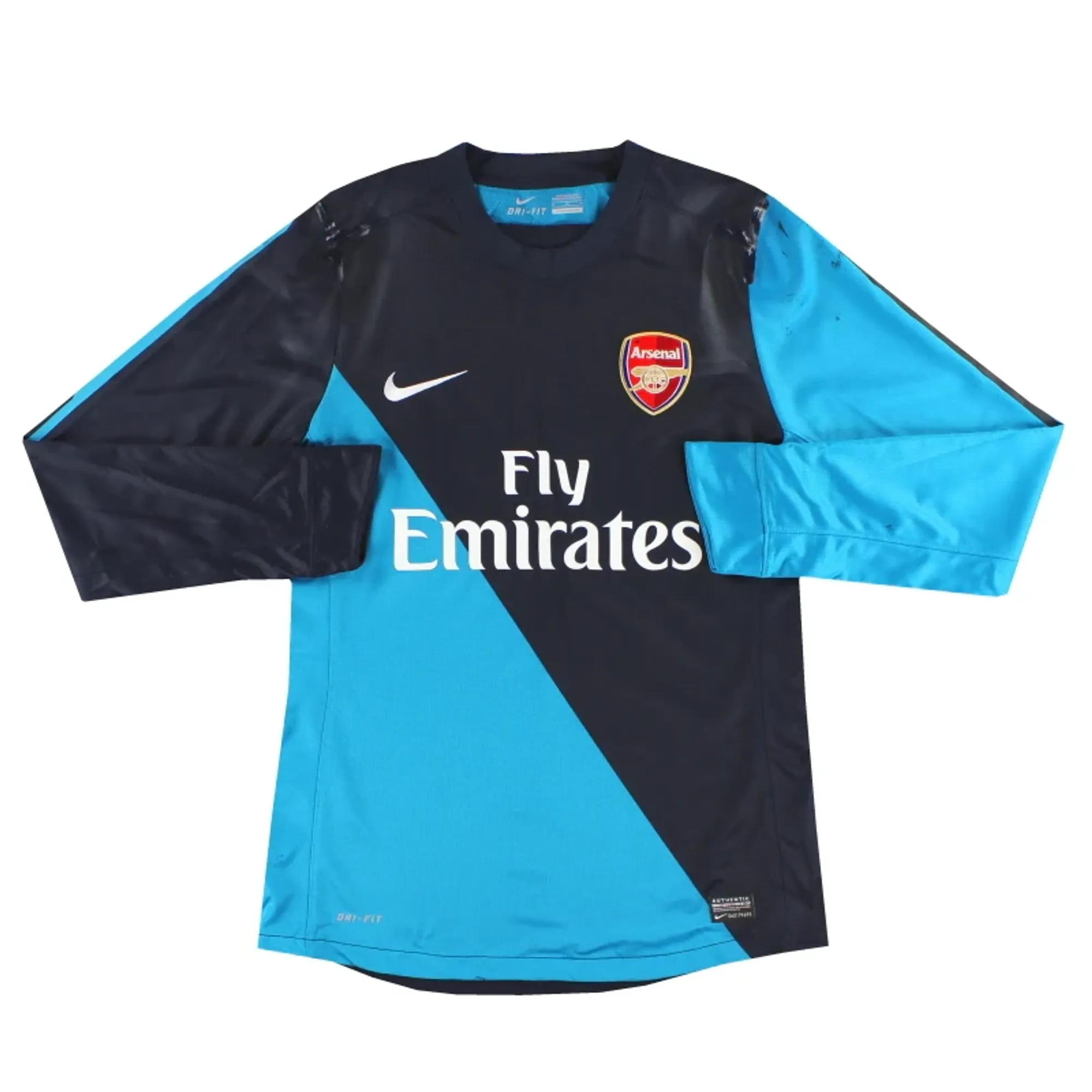 2011-12 Arsenal Nike Player Issue Away Shirt L/S M - Arsenal / Very good 
