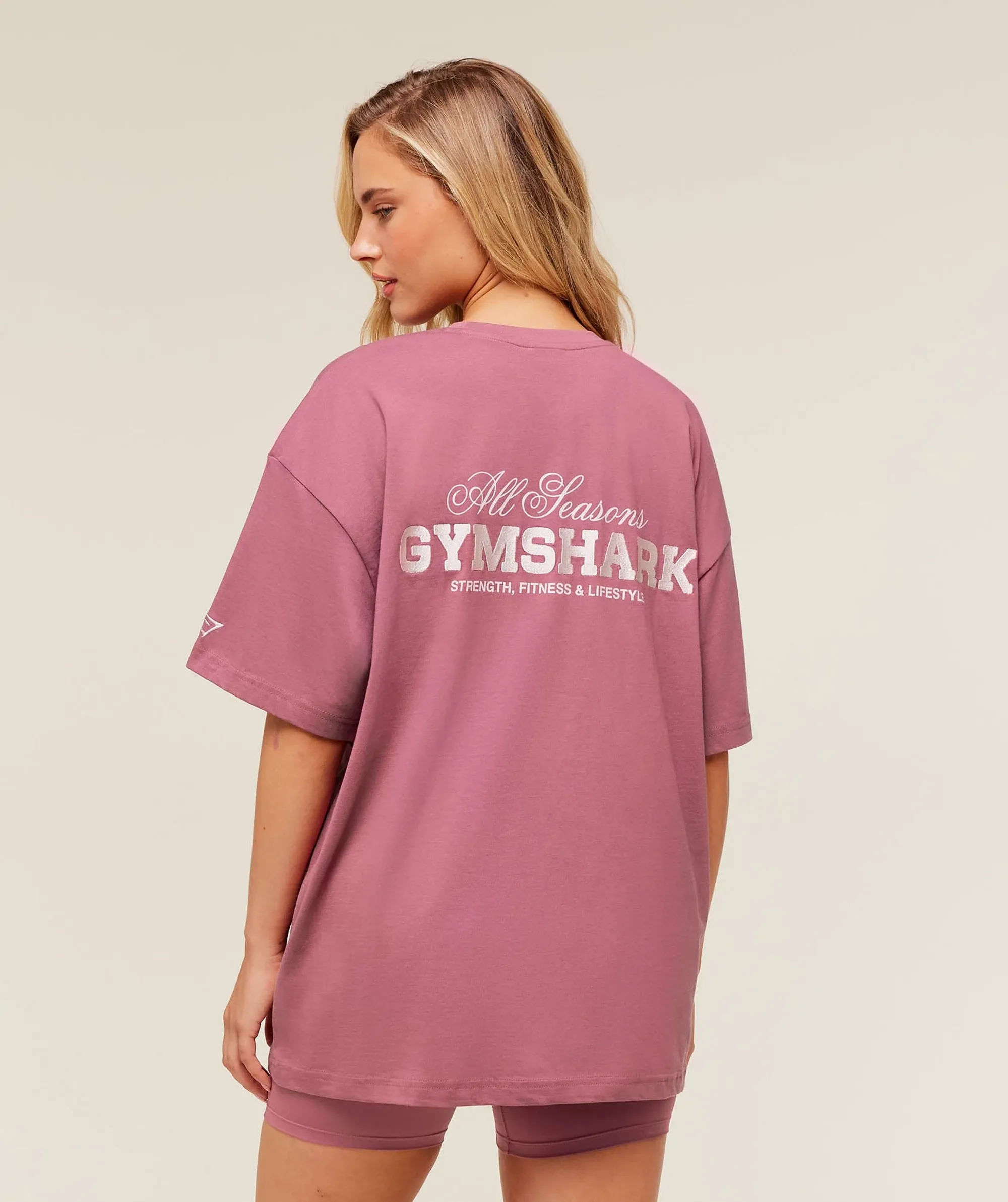 All Seasons Graphic Short Sleeve T-Shirt - Reset Pink