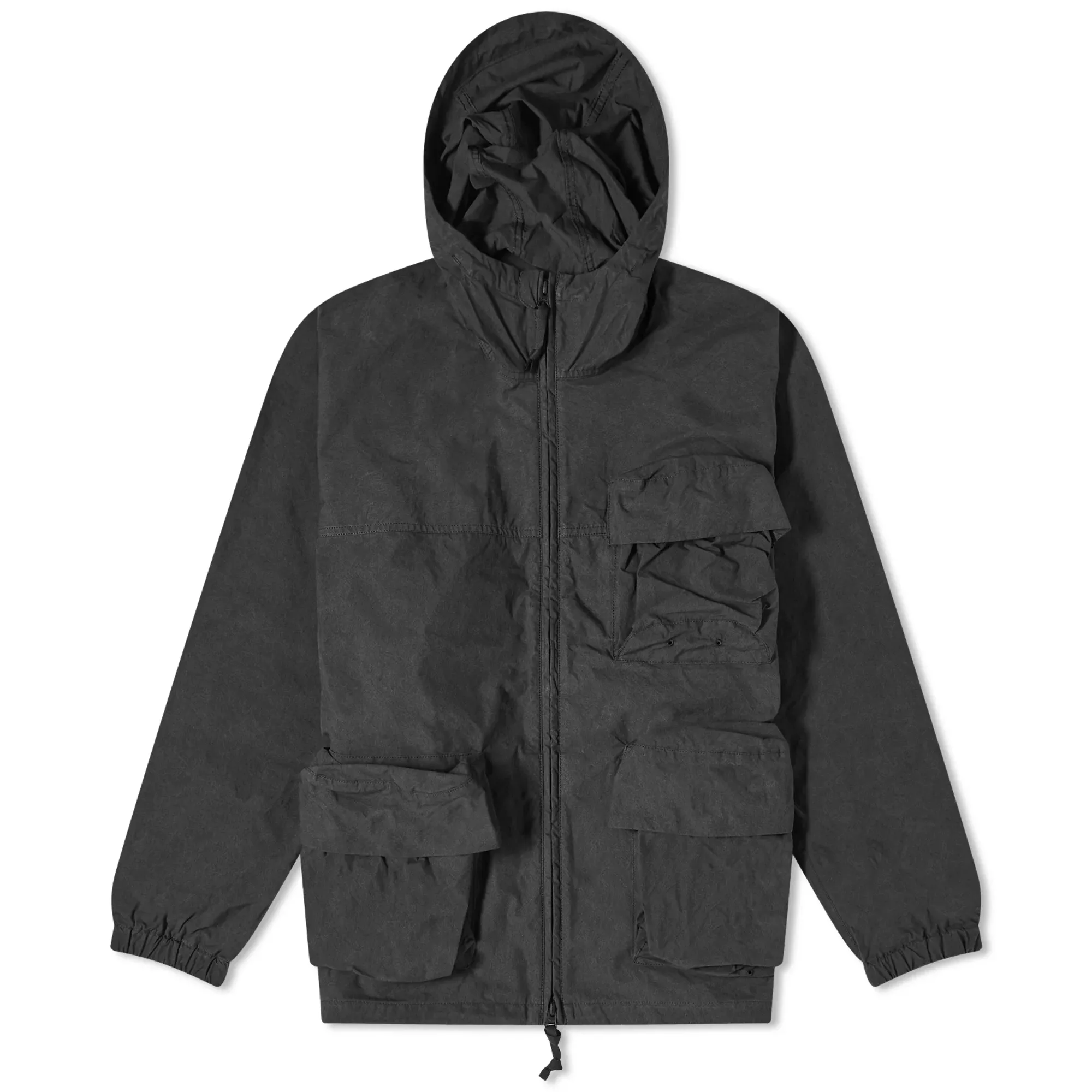 Snow Peak Men's Indigo C/N Parka Jacket Black