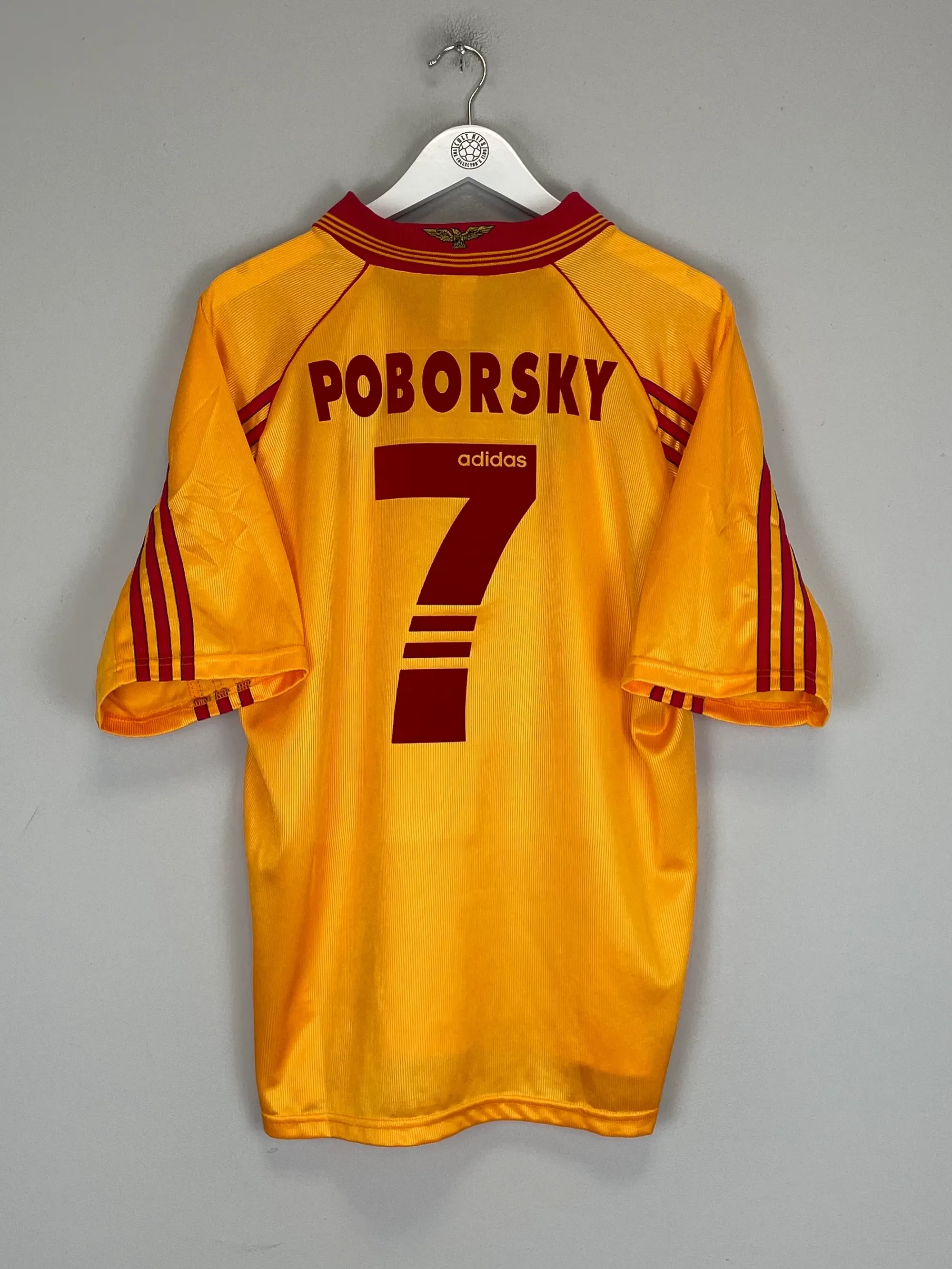 1998/99 BENFICA POBORSKY #7 AWAY SHIRT (L) ADIDAS | CULT KITS