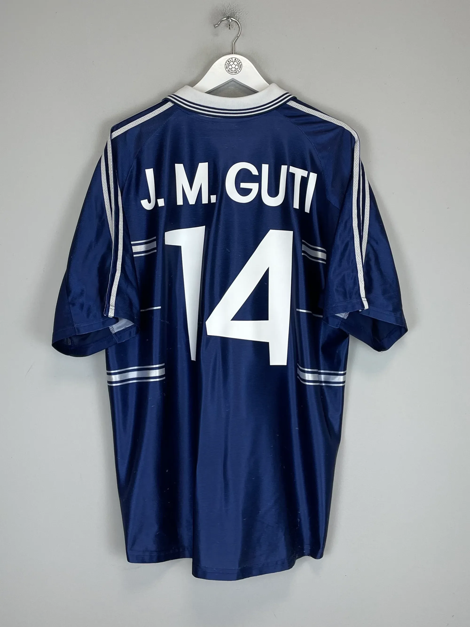 1998/99 REAL MADRID J.M GUTI #14 AWAY SHIRT (XL) ADIDAS | CULT KITS