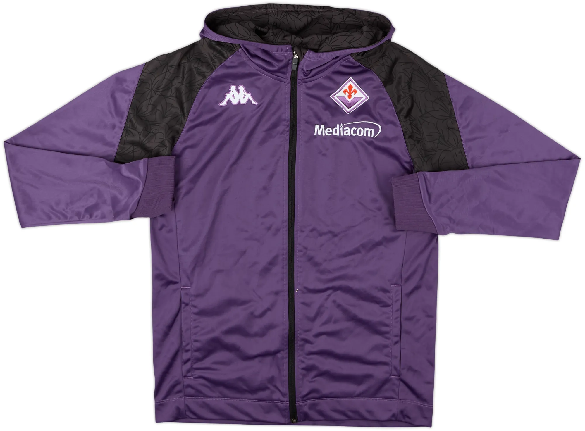 2023-24 Fiorentina Kappa Hooded Track Jacket - 8/10 - (M)