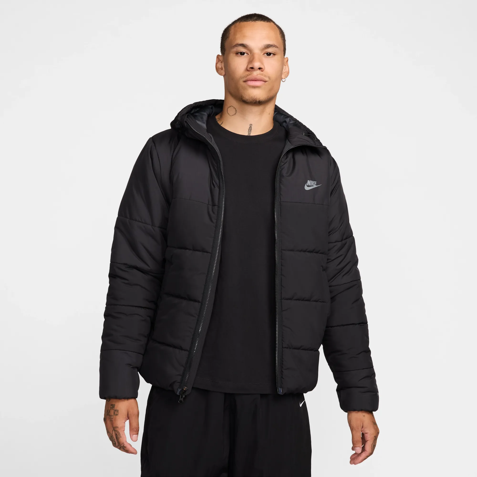Nike Sportswear Men's Synthetic-Fill Jacket - Black - Polyester