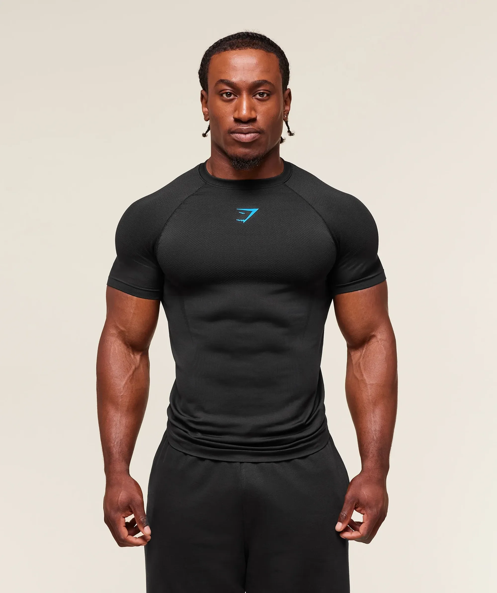 Onyx 5.0 Seamless T-Shirt - Black/Black | 5063168931291 | FOOTY.COM