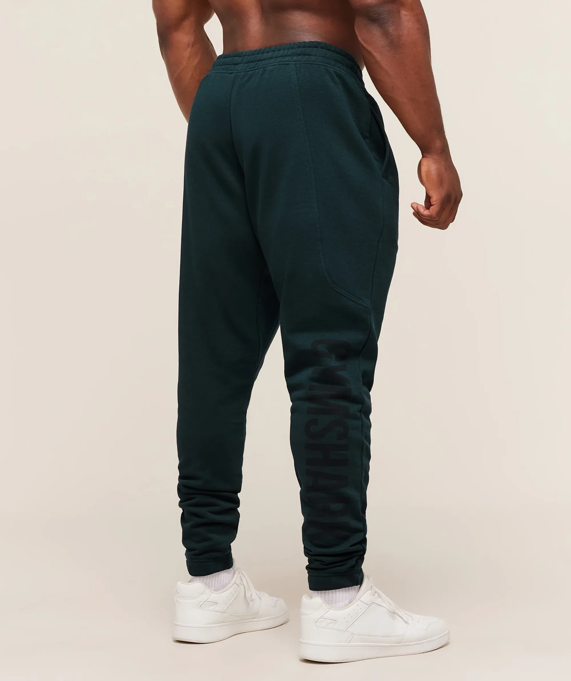  Power Wordmark Joggers - Deep Petrol Blue