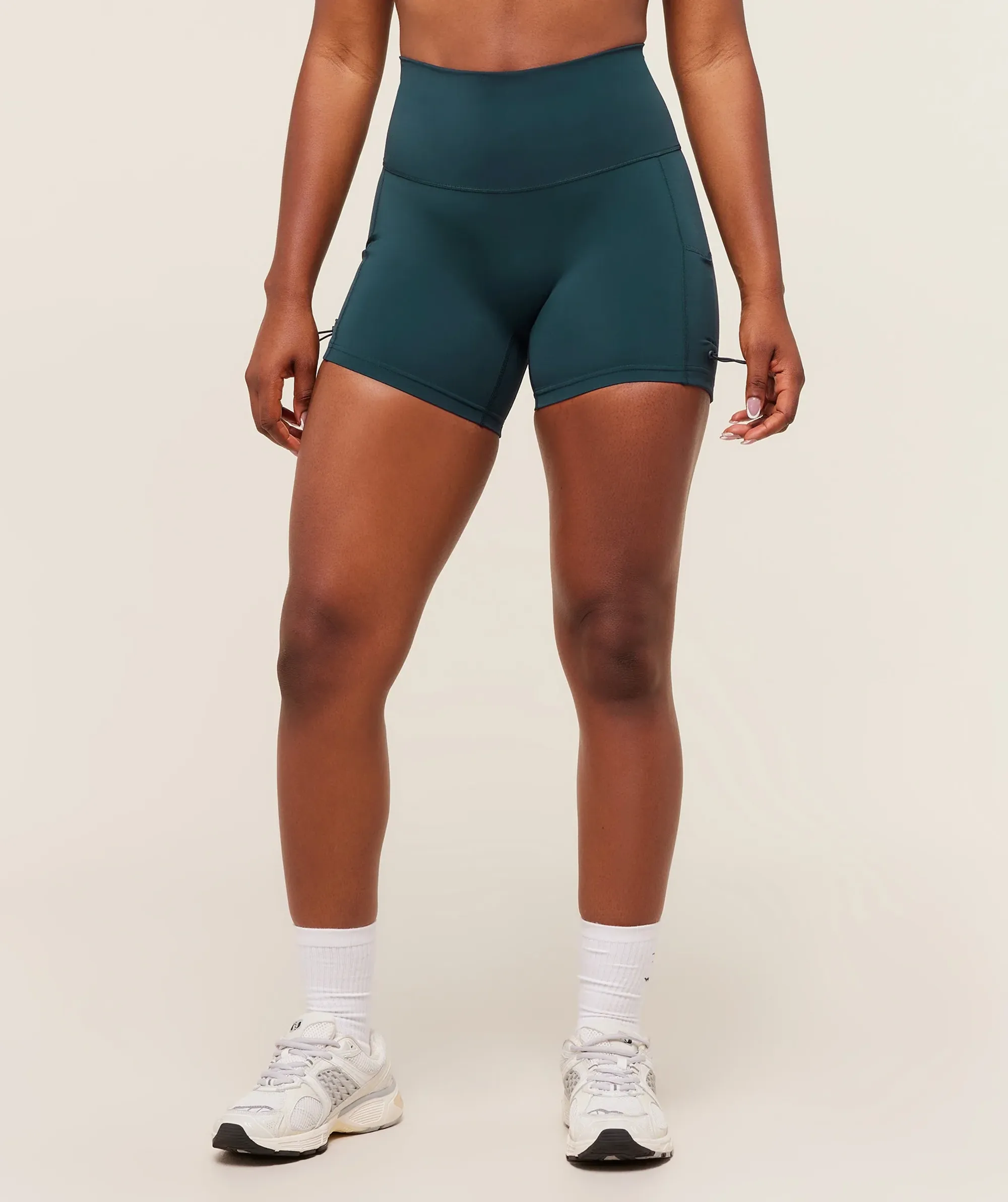  Legacy Logo Tight Shorts - Deep Petrol Blue