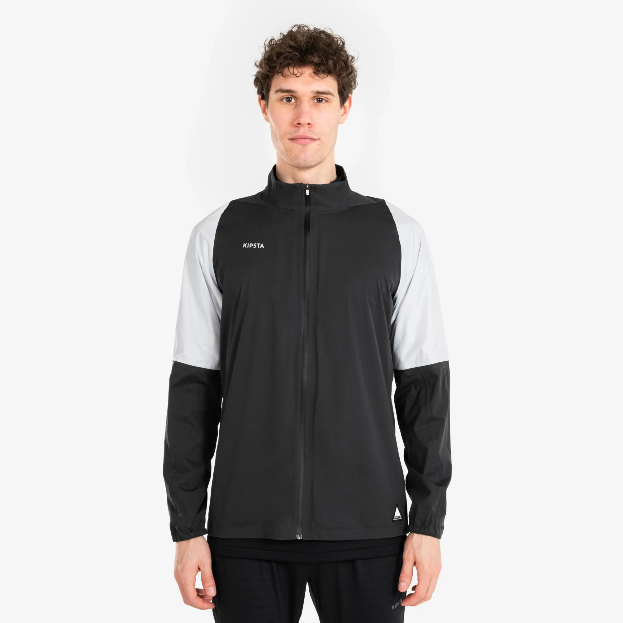 Adult Rain Jacket Clr - Black/White