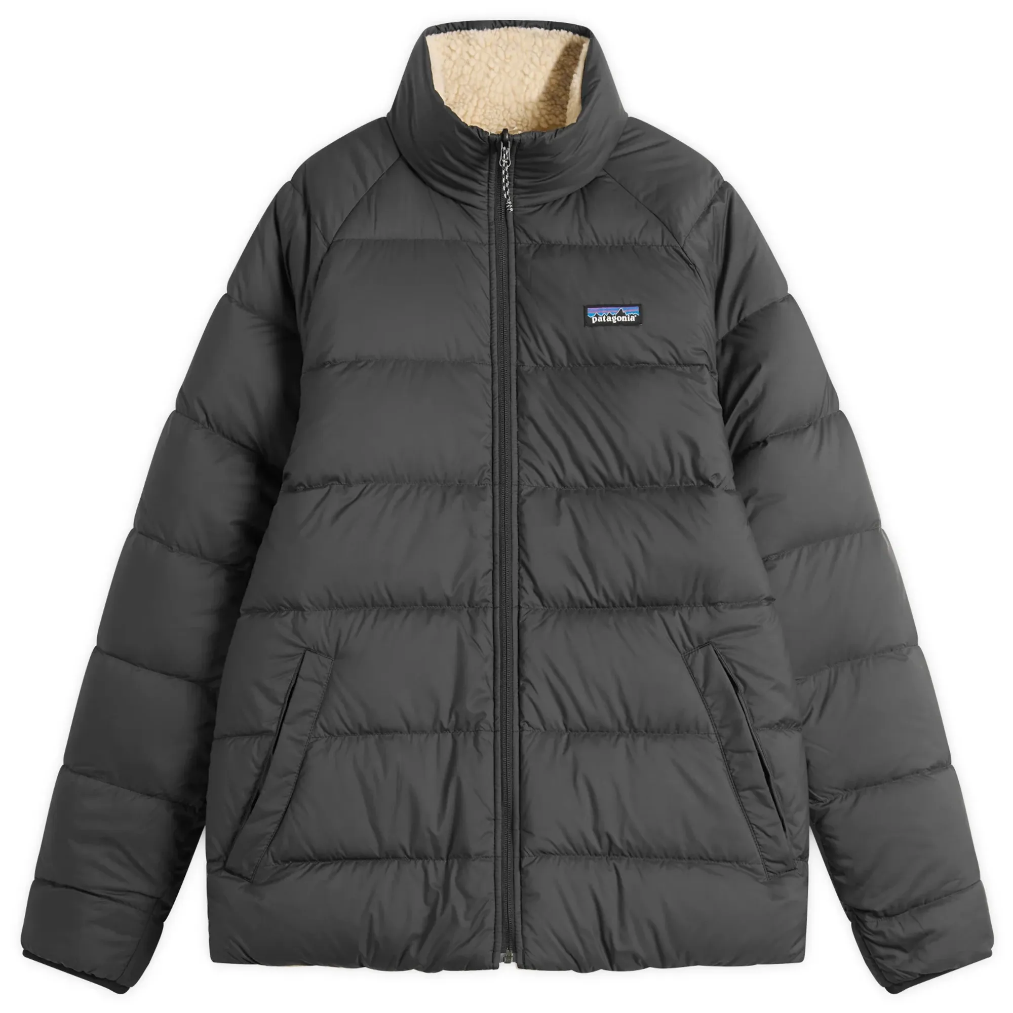 Patagonia Men's Reversible Silent Down Jacket Black