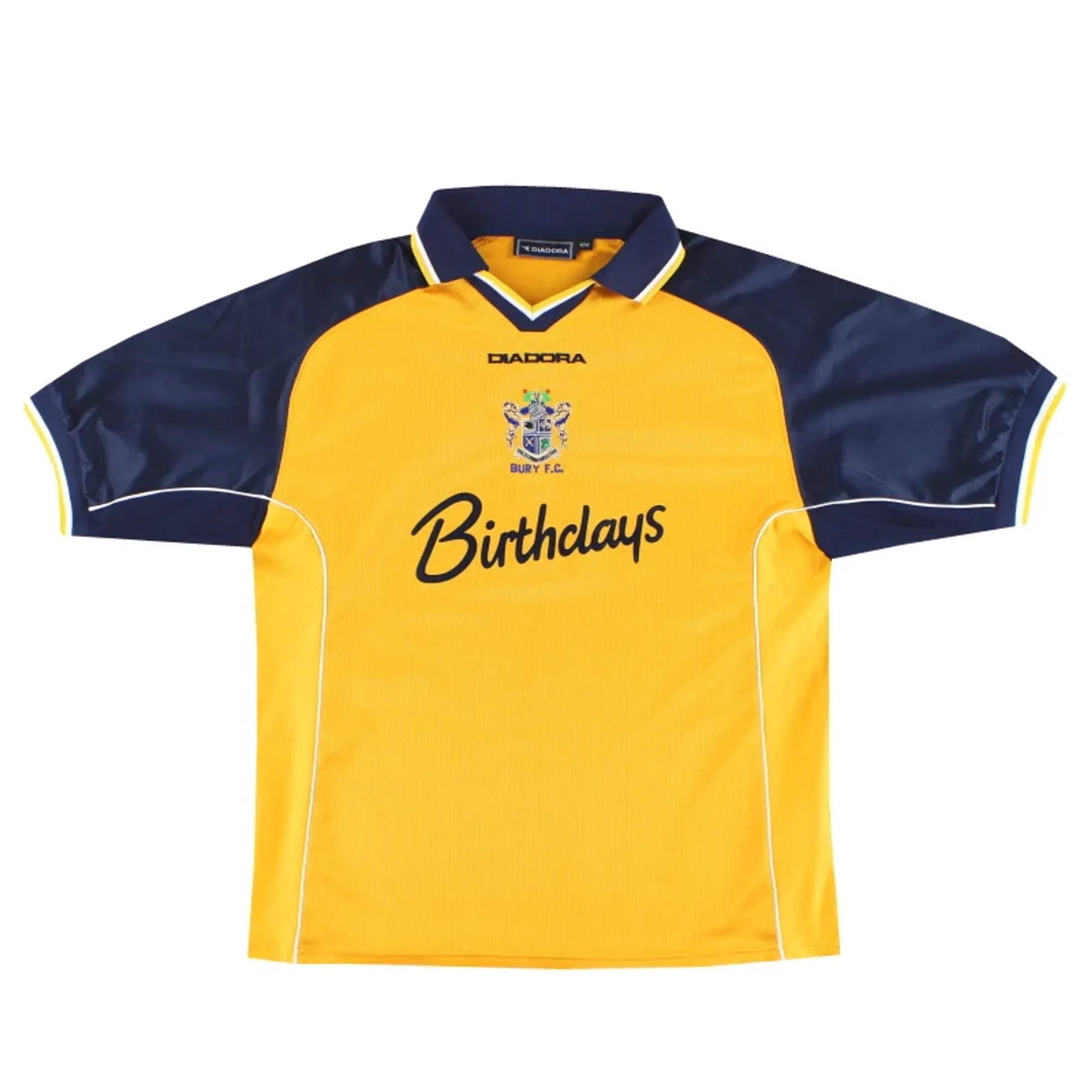 2001-02 Bury Diadora Away Shirt L - Bury / Excellent 