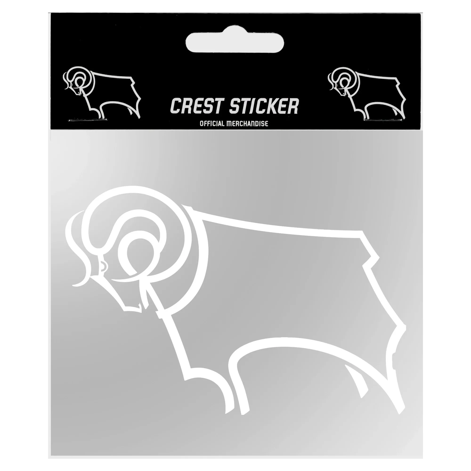 Derby County Car Sticker - Small