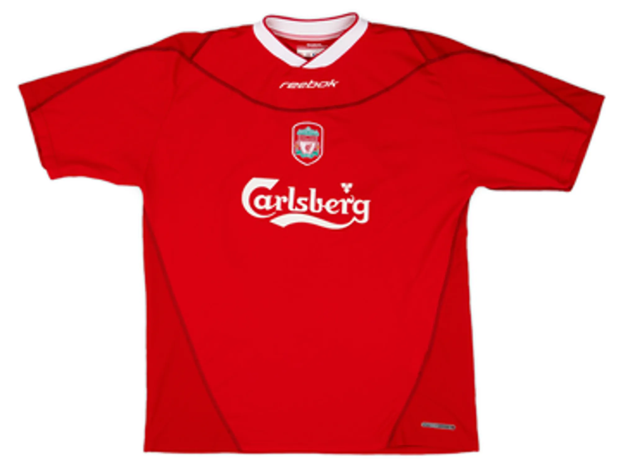 Reebok Liverpool Mens SS Home Shirt 2002/04