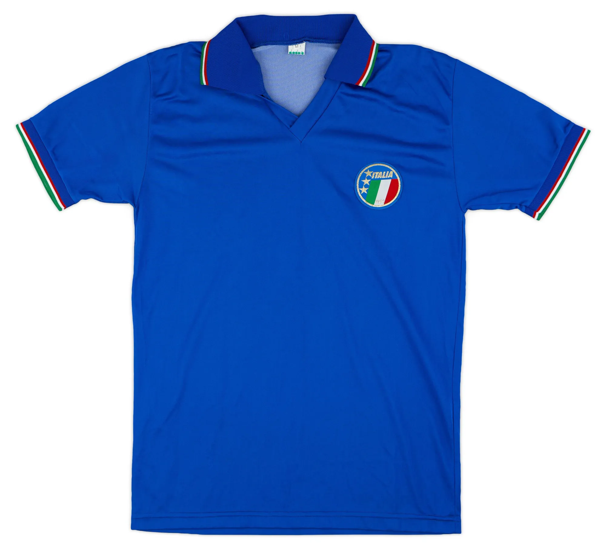 Diadora Italy Mens SS Home Shirt 1986