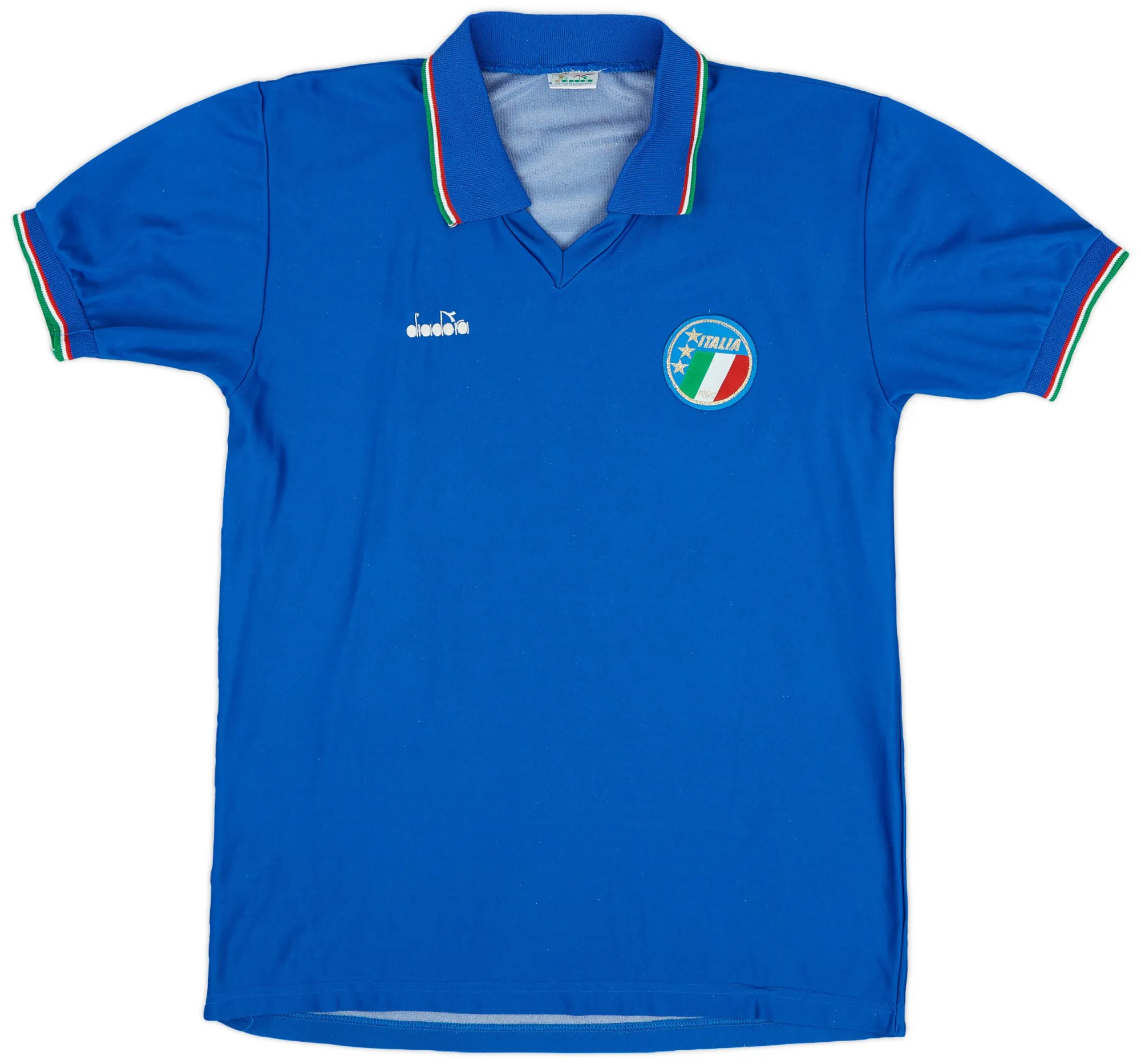 Diadora Italy Mens SS Home Shirt 1986