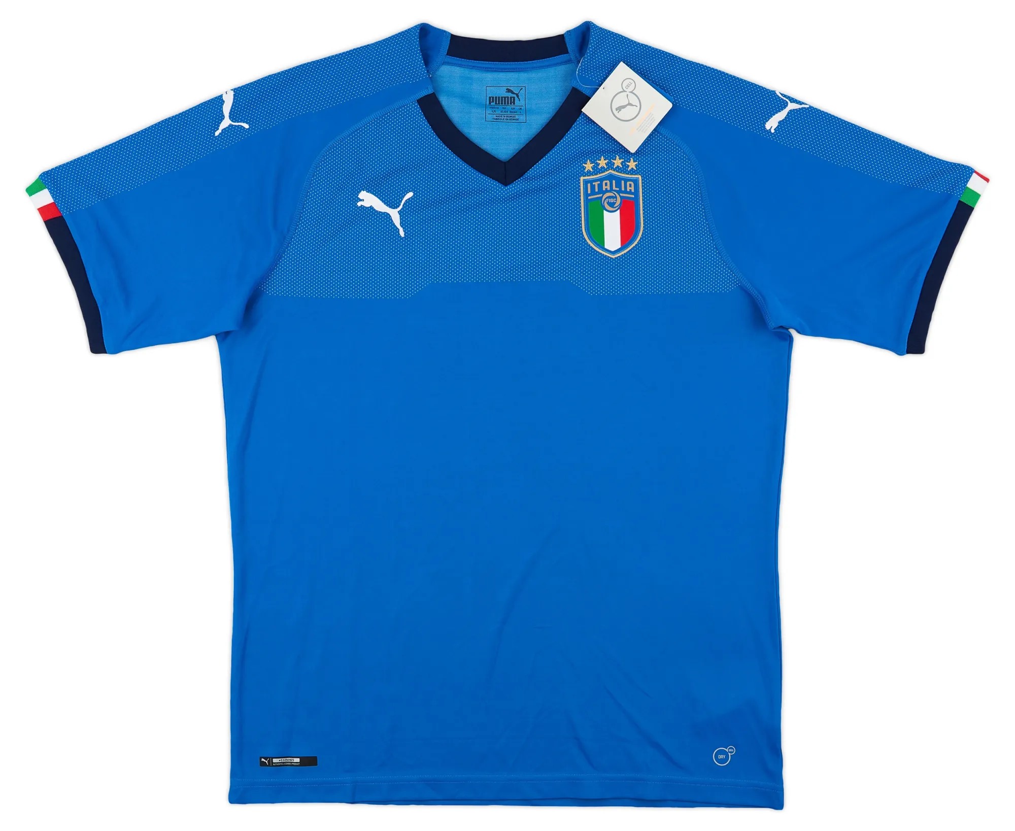 Puma Italy Mens SS Home Shirt 2018